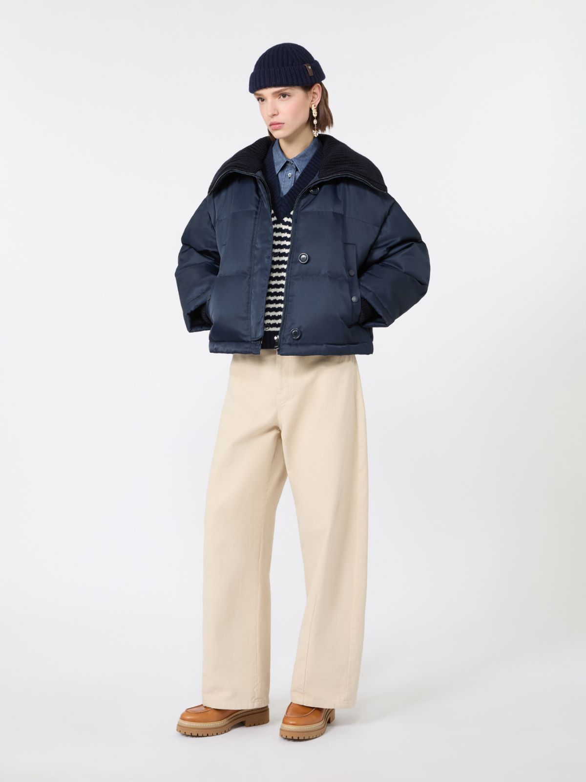 Cotton drill trousers - Weekend Max Mara