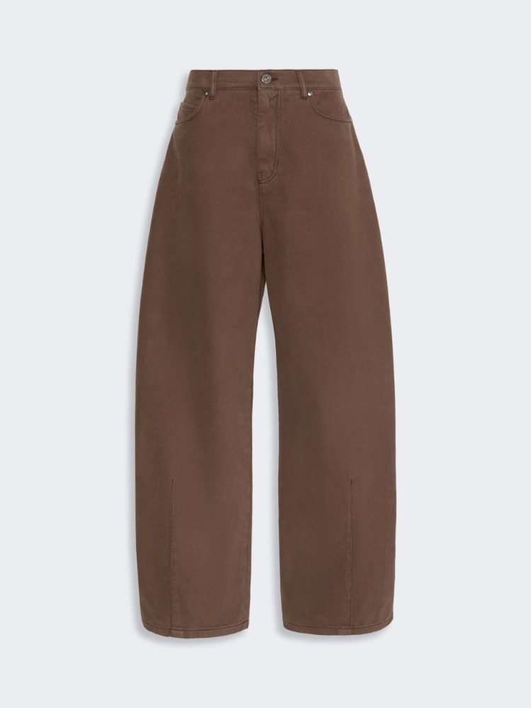 Cotton drill trousers - Weekend Max Mara
