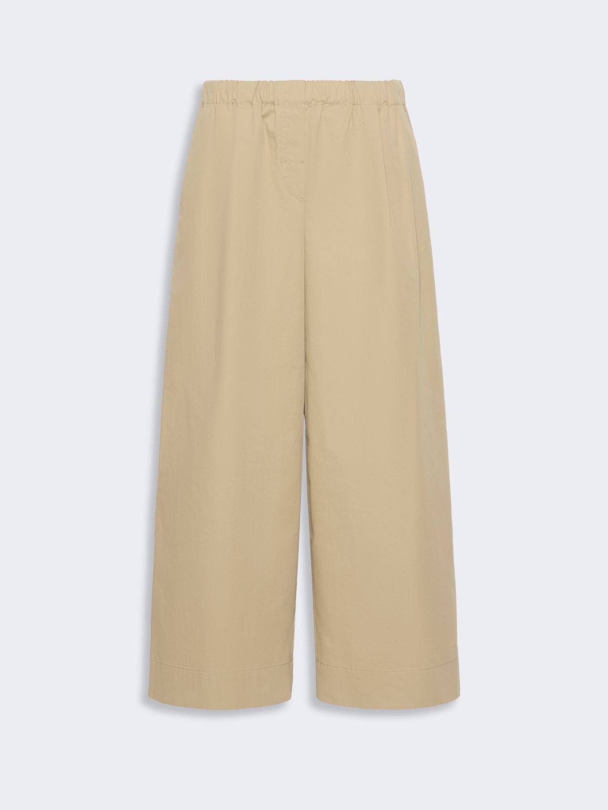 Flared cotton gabardine trousers - BEIGE - Weekend Max Mara - 4