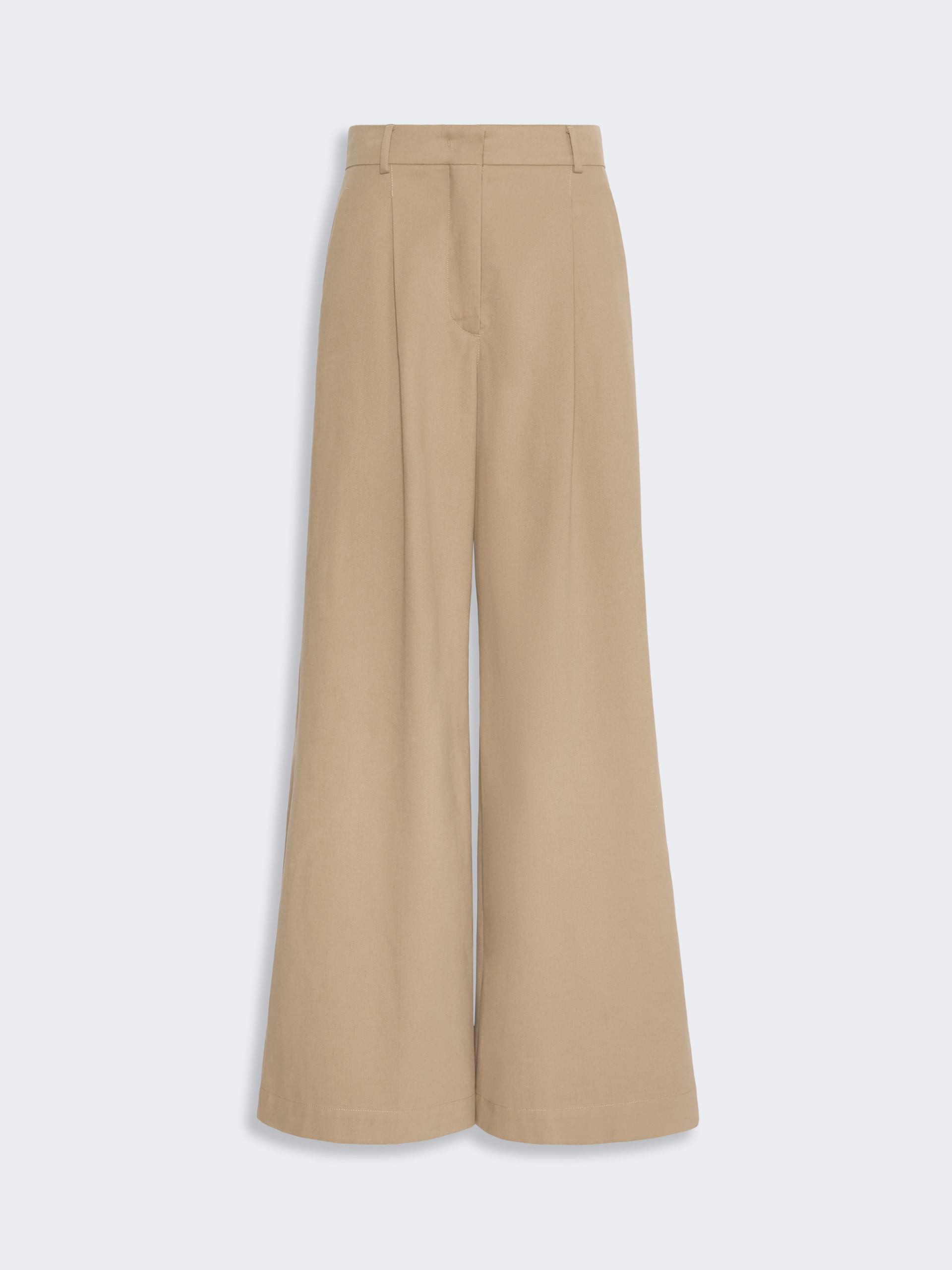 Wide trousers in cotton drill - Weekend Max Mara - 4