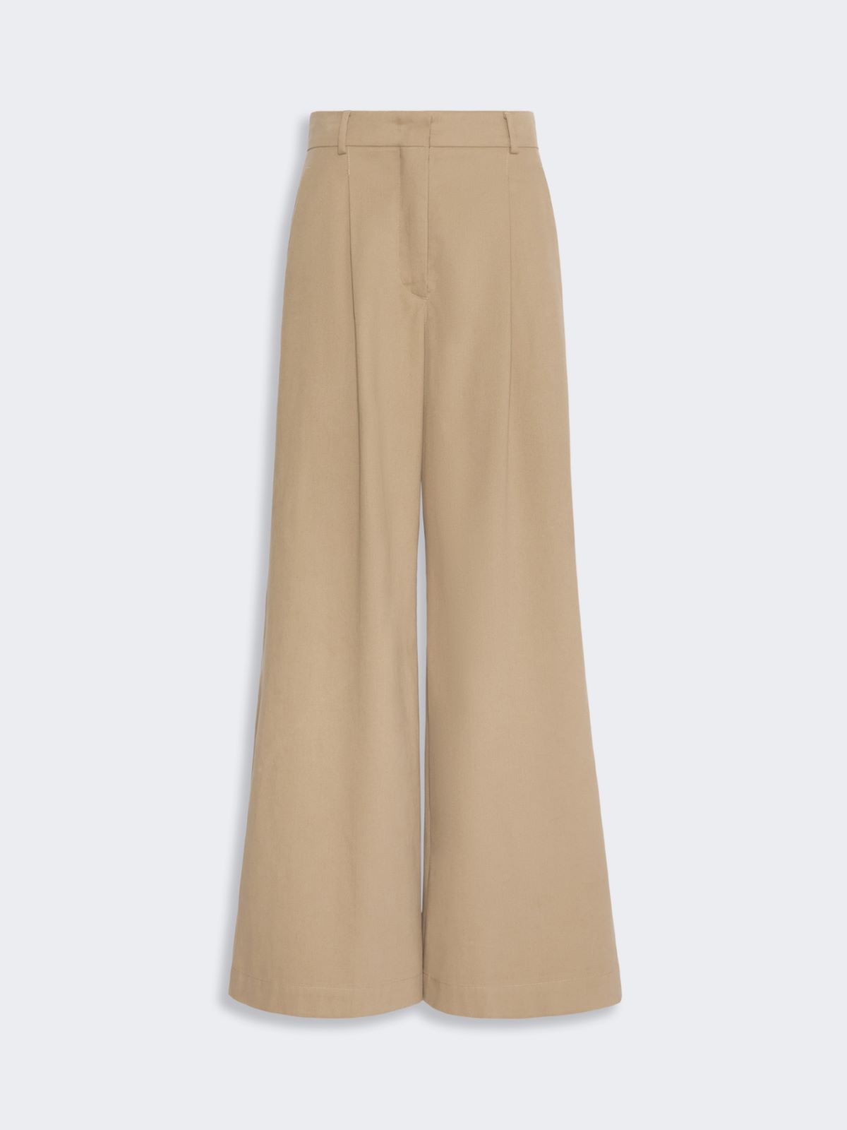 Wide trousers in cotton drill - Weekend Max Mara - 4