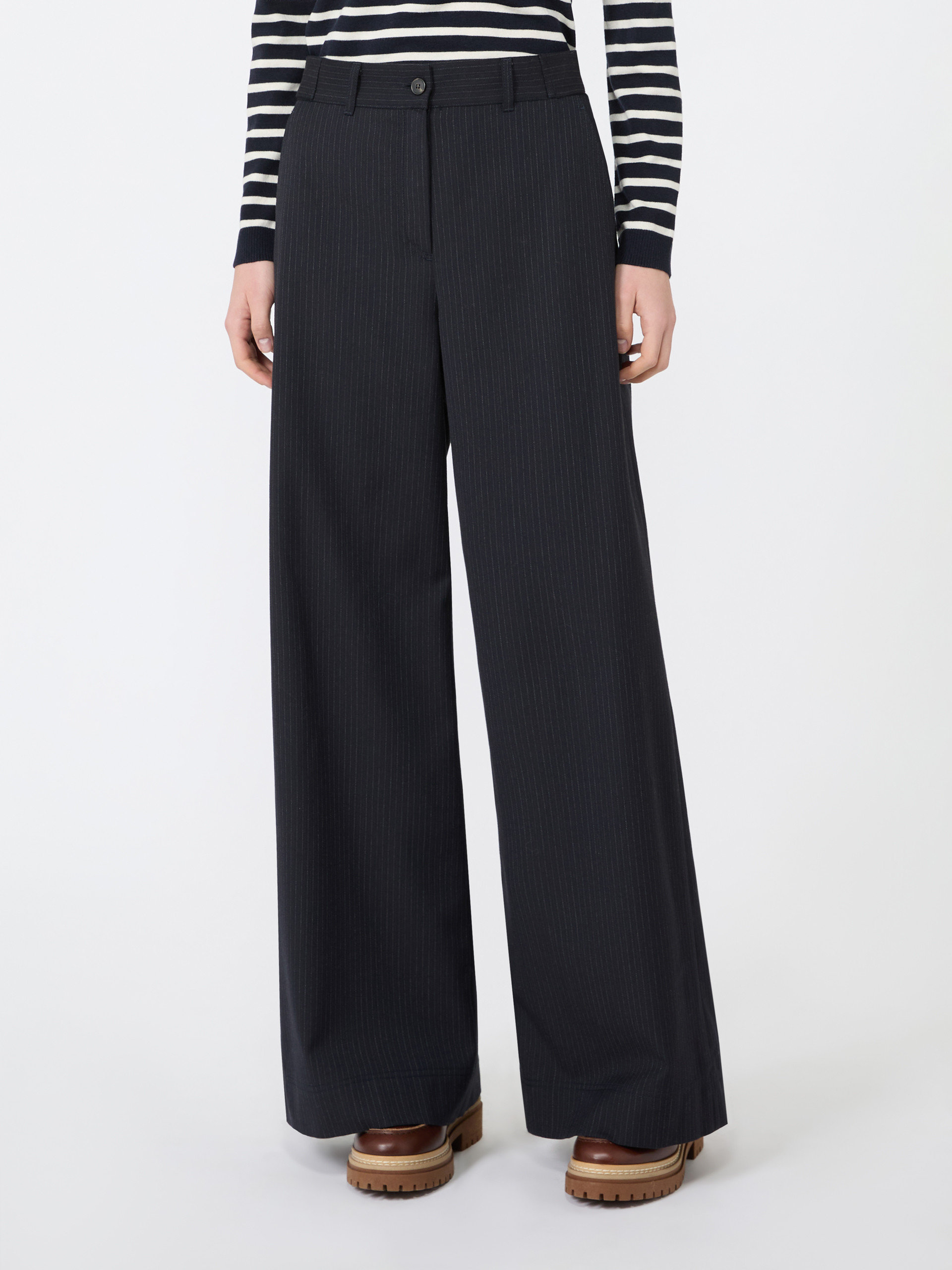 Wool and cotton gabardine trousers - Weekend Max Mara - 2
