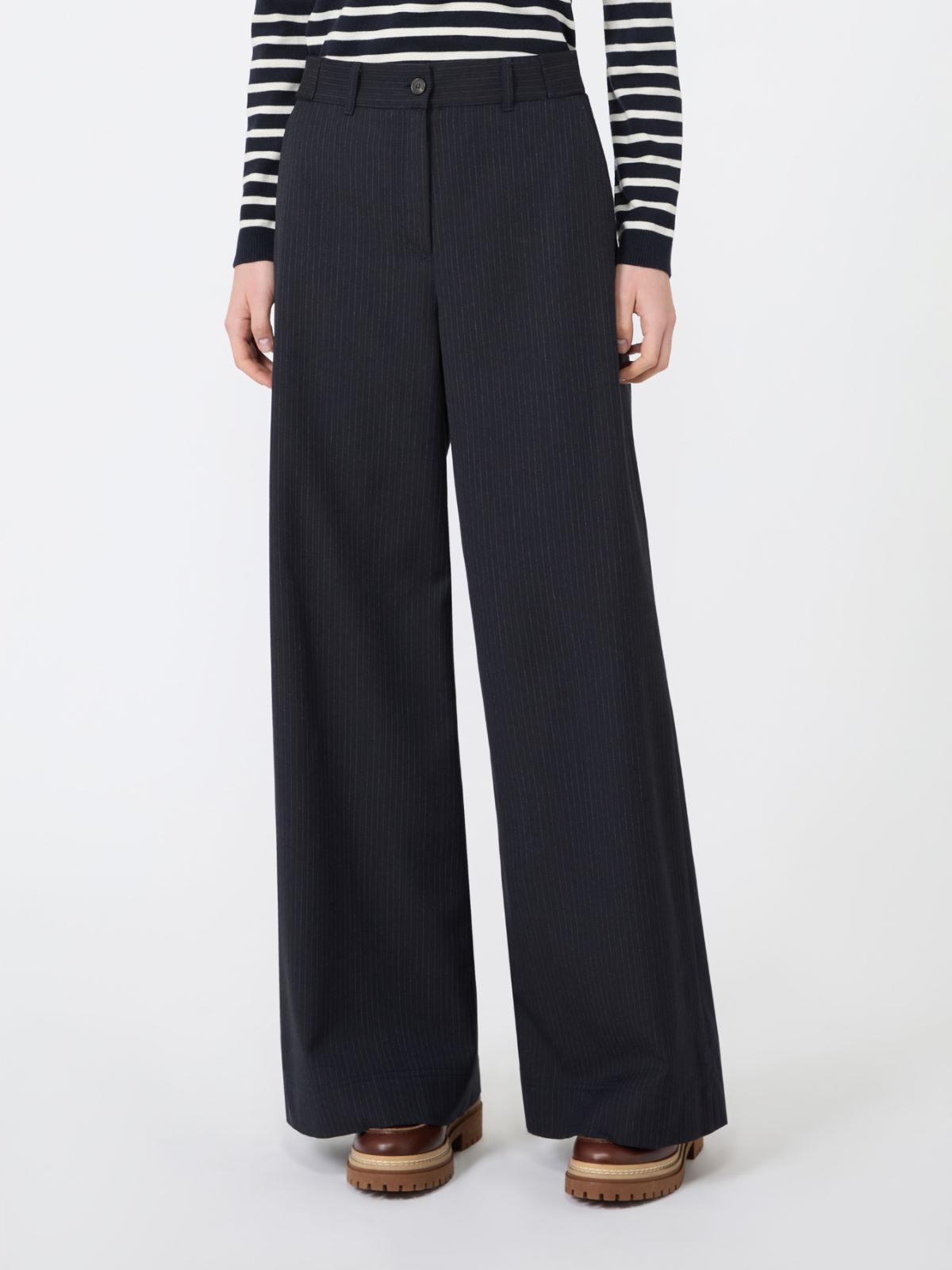 Wool and cotton gabardine trousers - Weekend Max Mara - 2