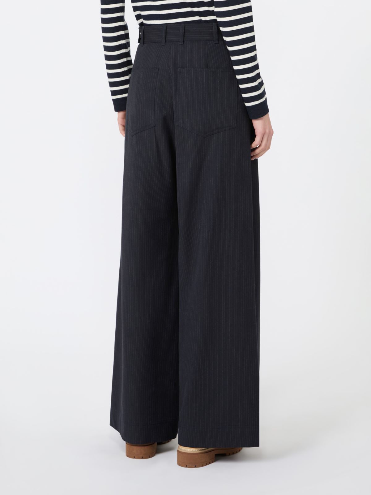 Wool and cotton gabardine trousers - Weekend Max Mara - 3