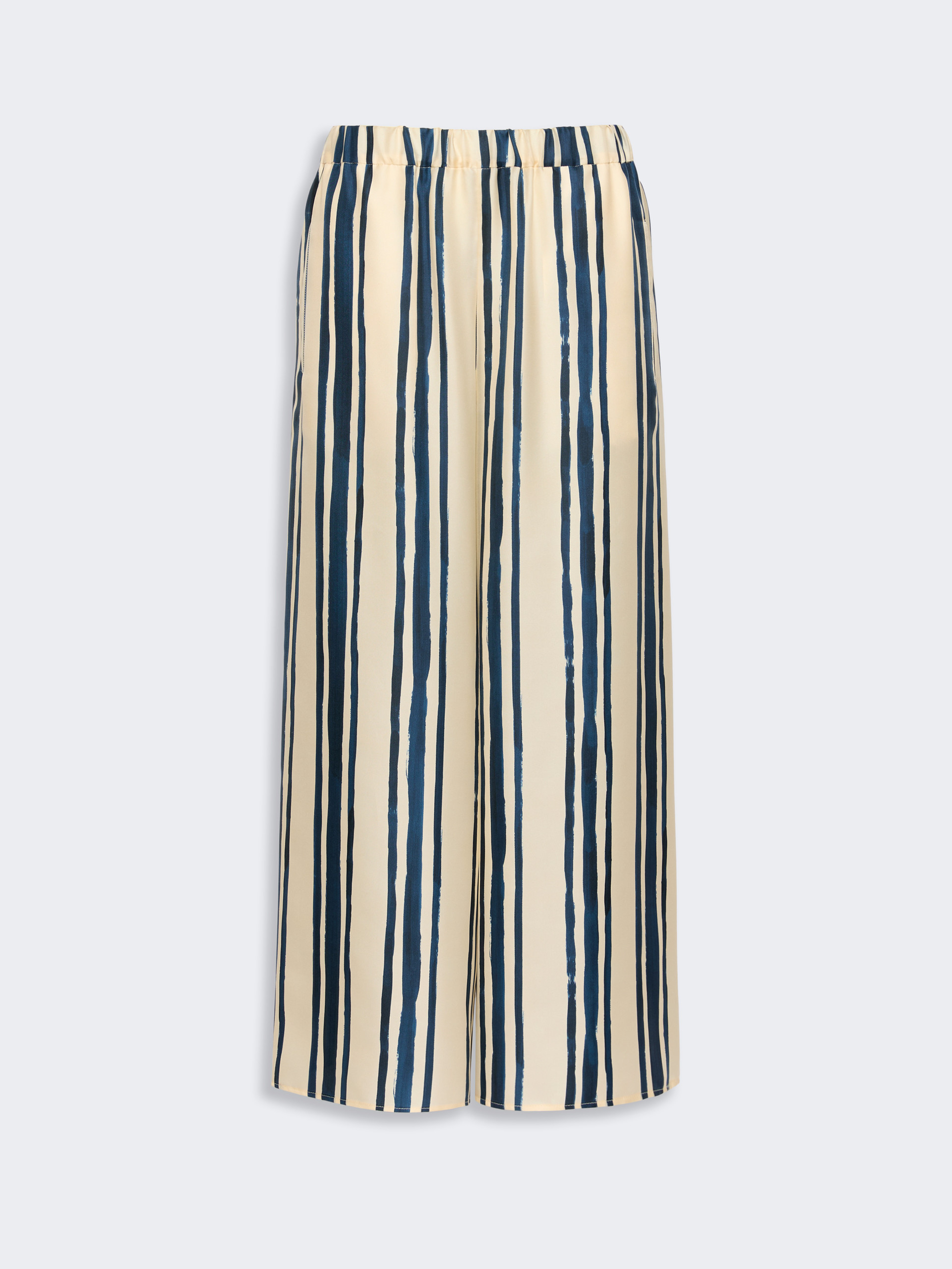 Silk twill trousers - NAVY - Weekend Max Mara - 4