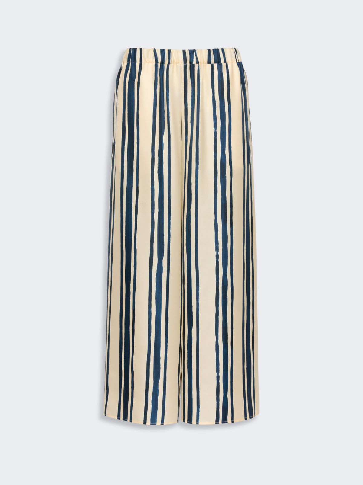 Silk twill trousers - NAVY - Weekend Max Mara - 4