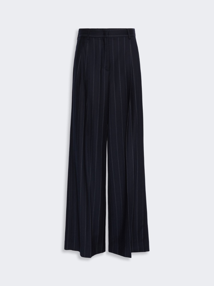 Wool pinstriped flannel trousers - Weekend Max Mara - 2