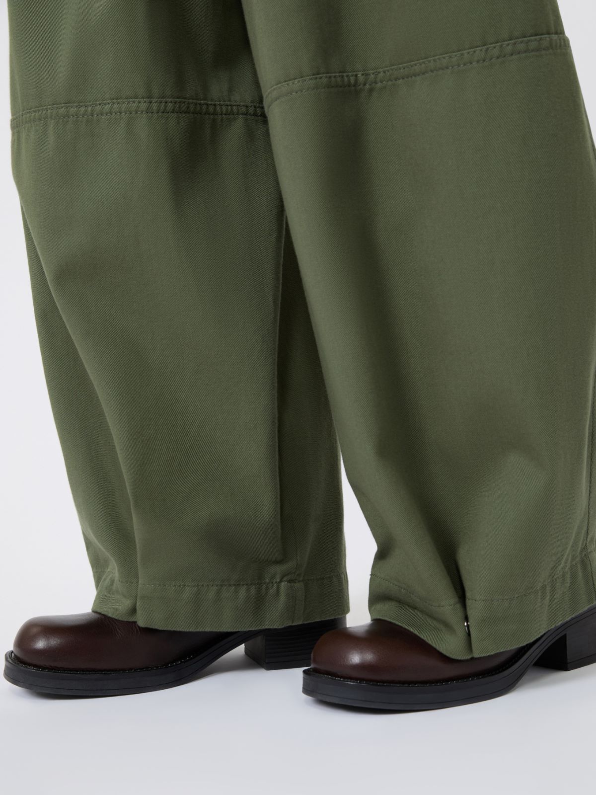 Washed cotton trousers - Weekend Max Mara - 5