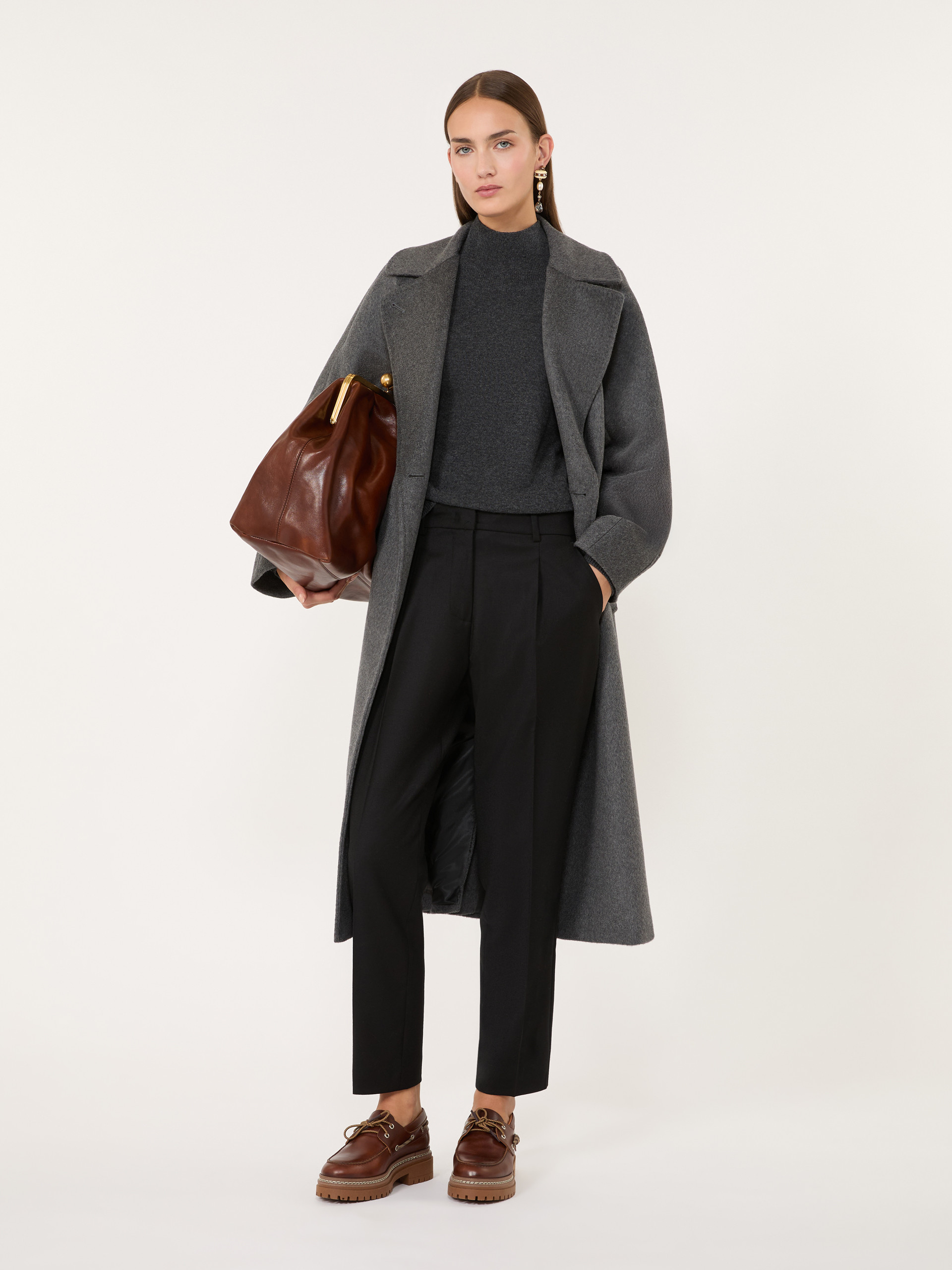 Stretch-flannel cropped trousers - Weekend Max Mara