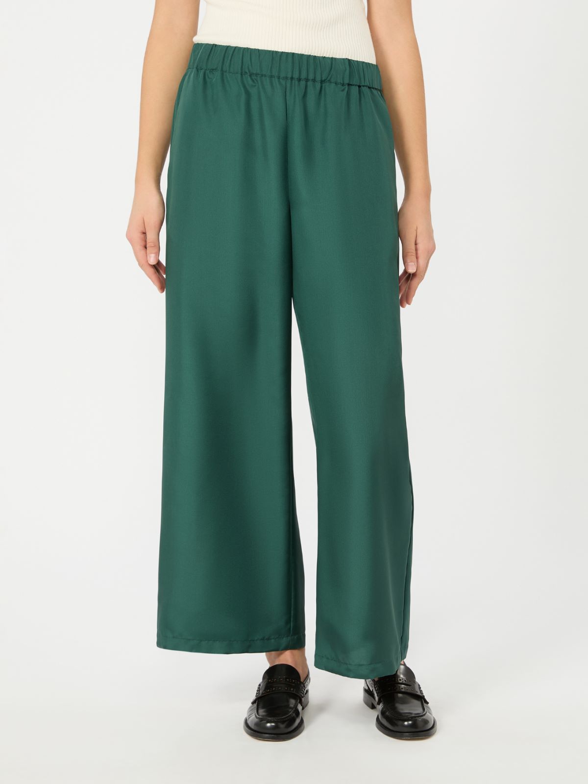 Cropped silk trousers - Weekend Max Mara - 2