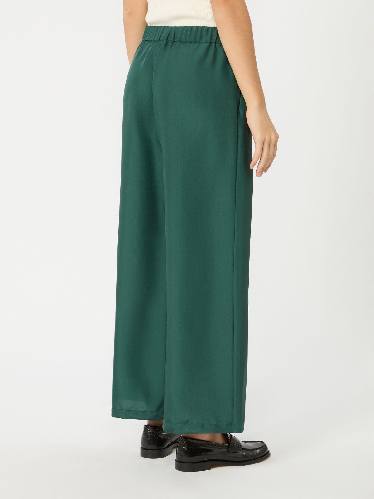 Cropped silk trousers - Weekend Max Mara - 3