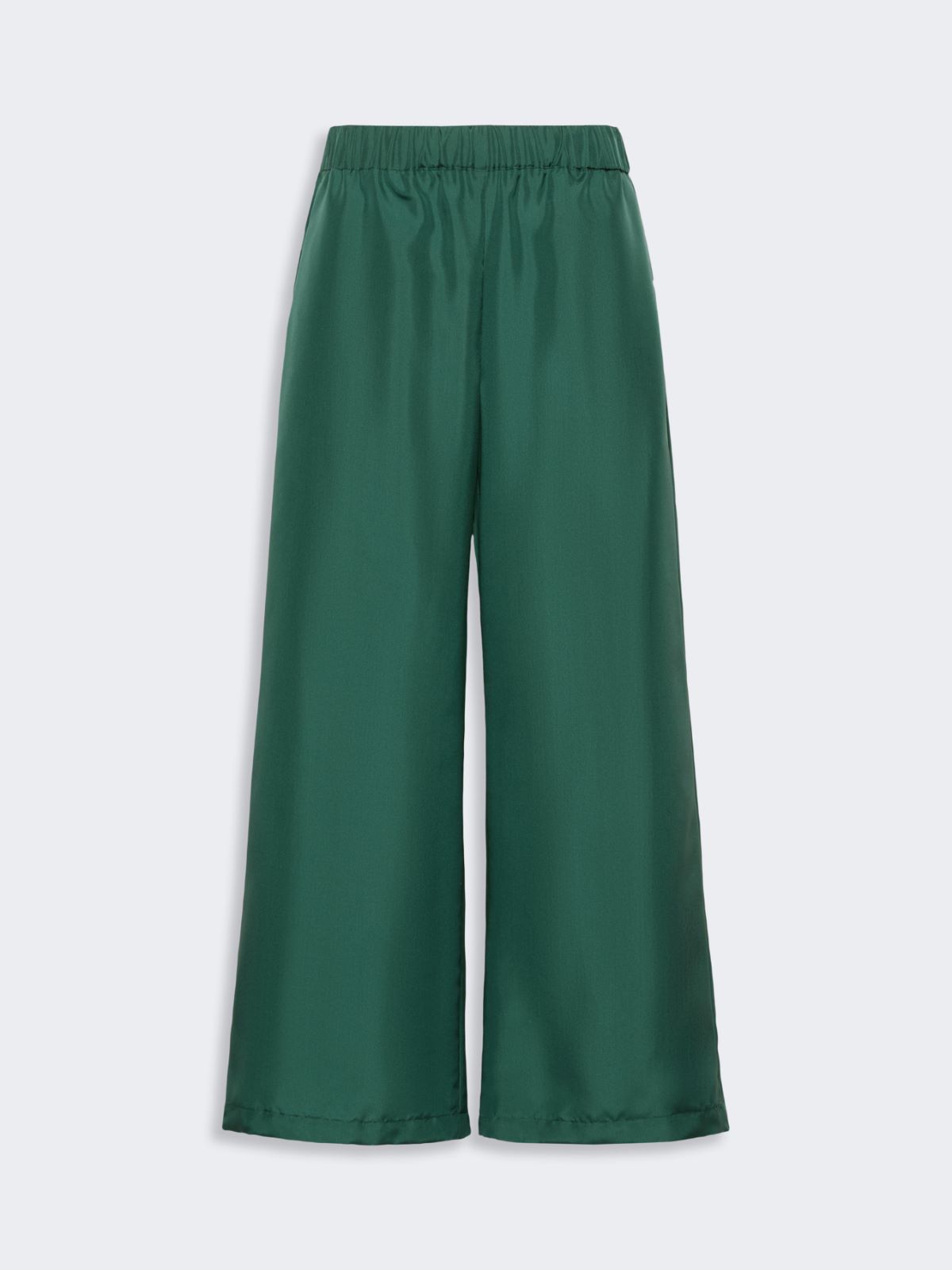 Cropped silk trousers - Weekend Max Mara - 4