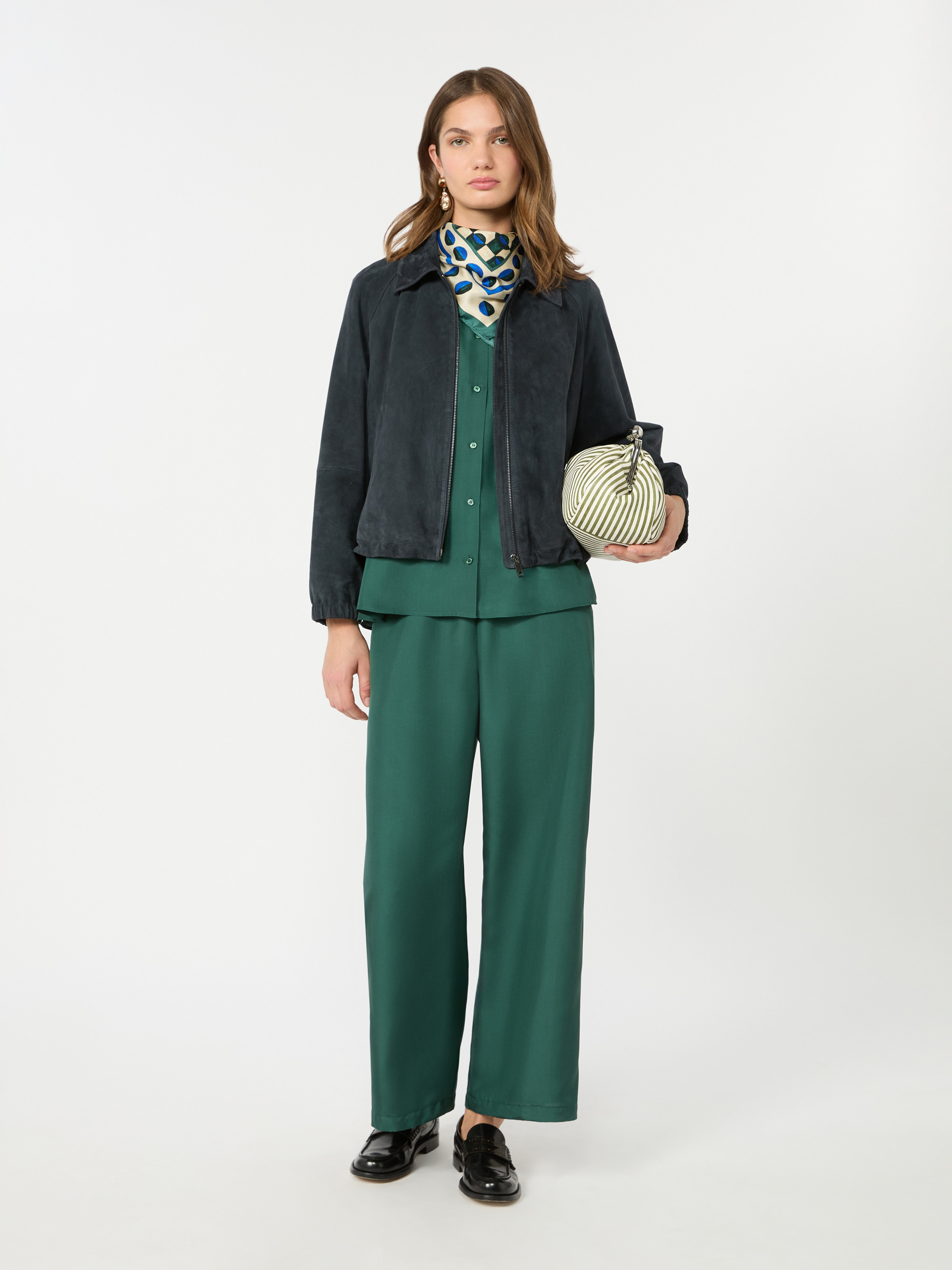 Cropped silk trousers - Weekend Max Mara