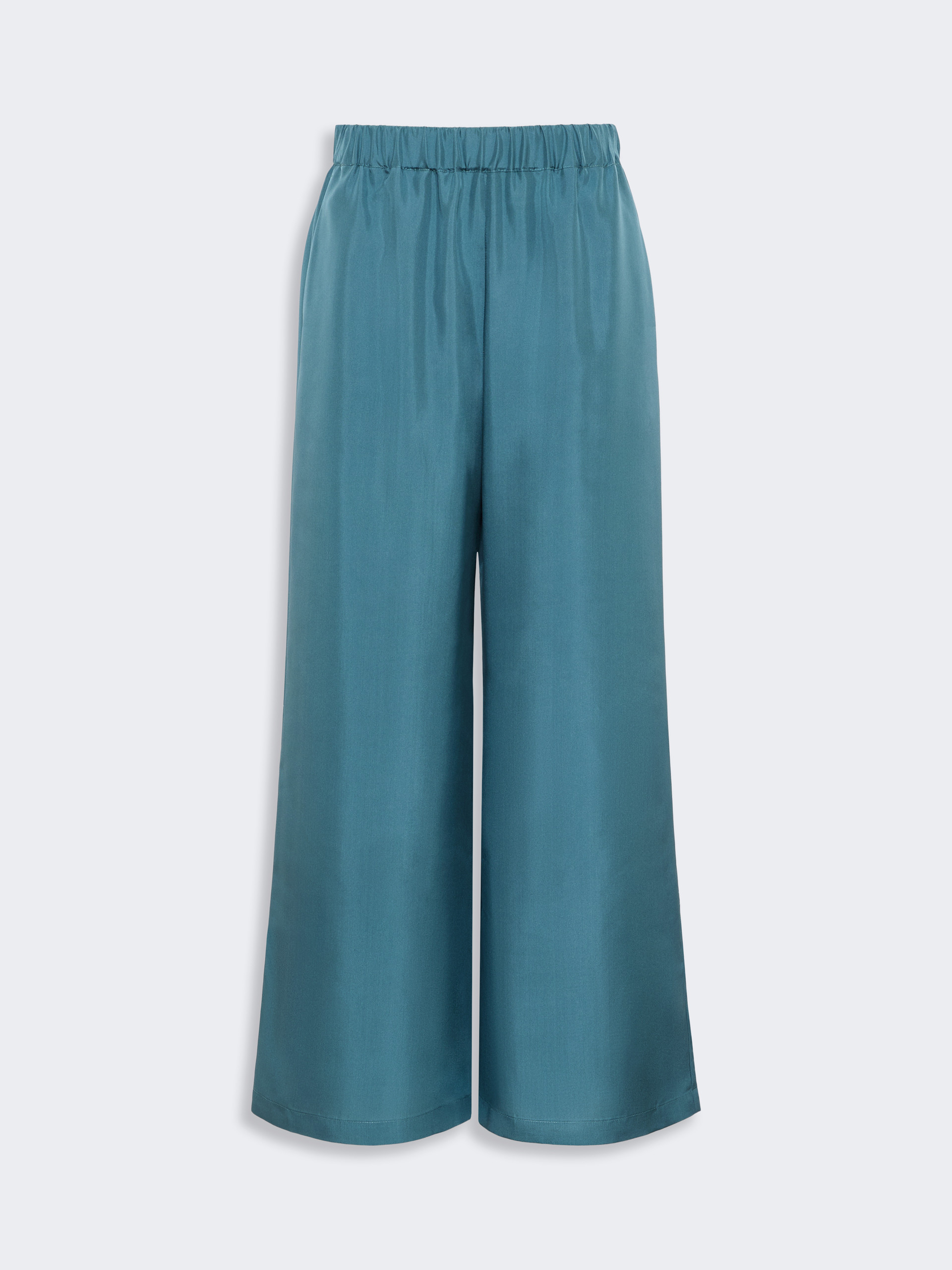 Cropped silk trousers - Weekend Max Mara - 4