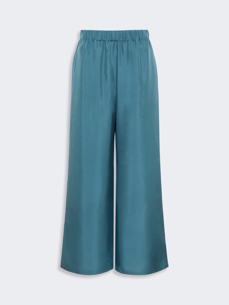 Cropped silk trousers - Weekend Max Mara