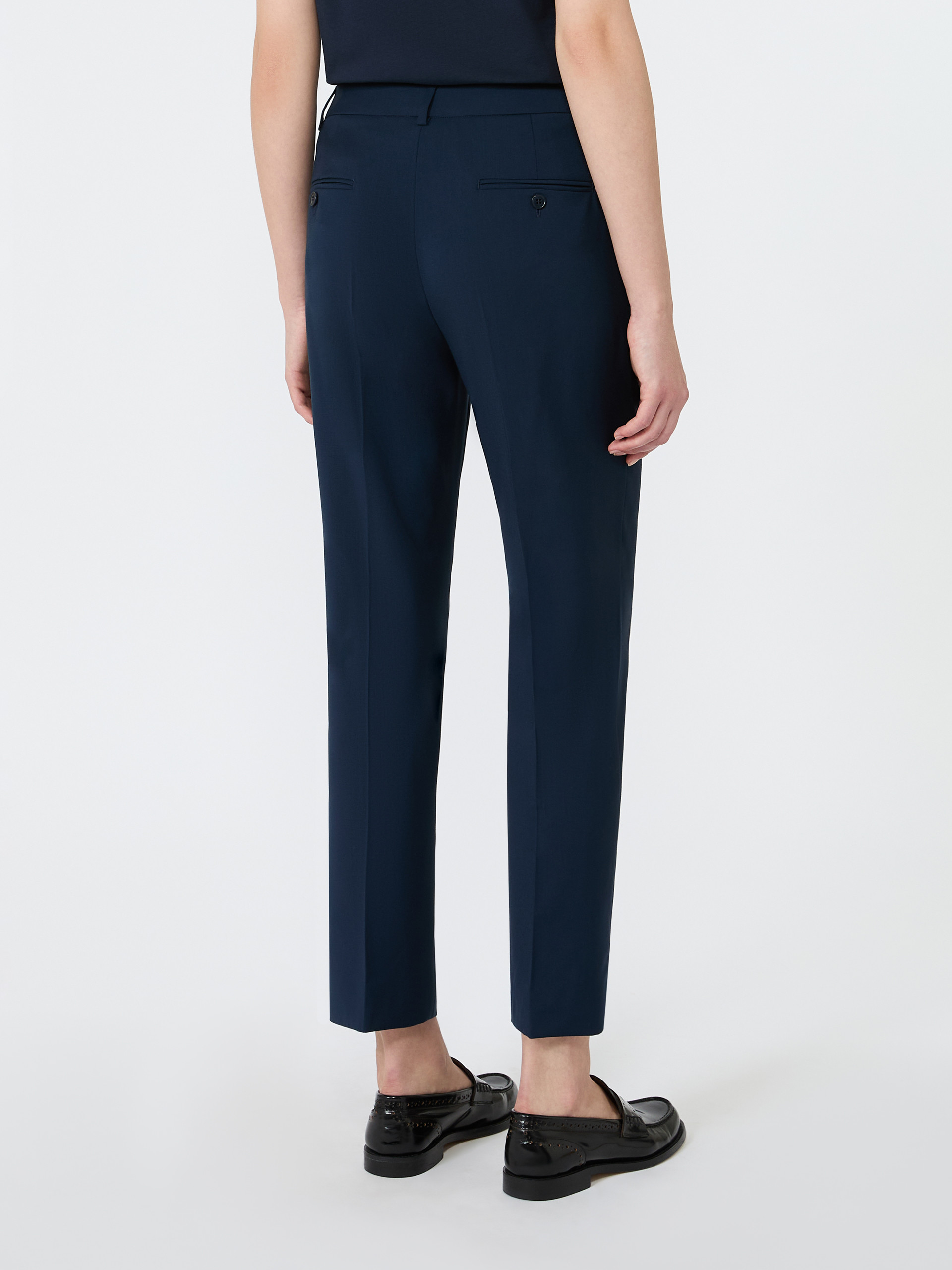 Stretch wool cigarette trousers - Weekend Max Mara - 3