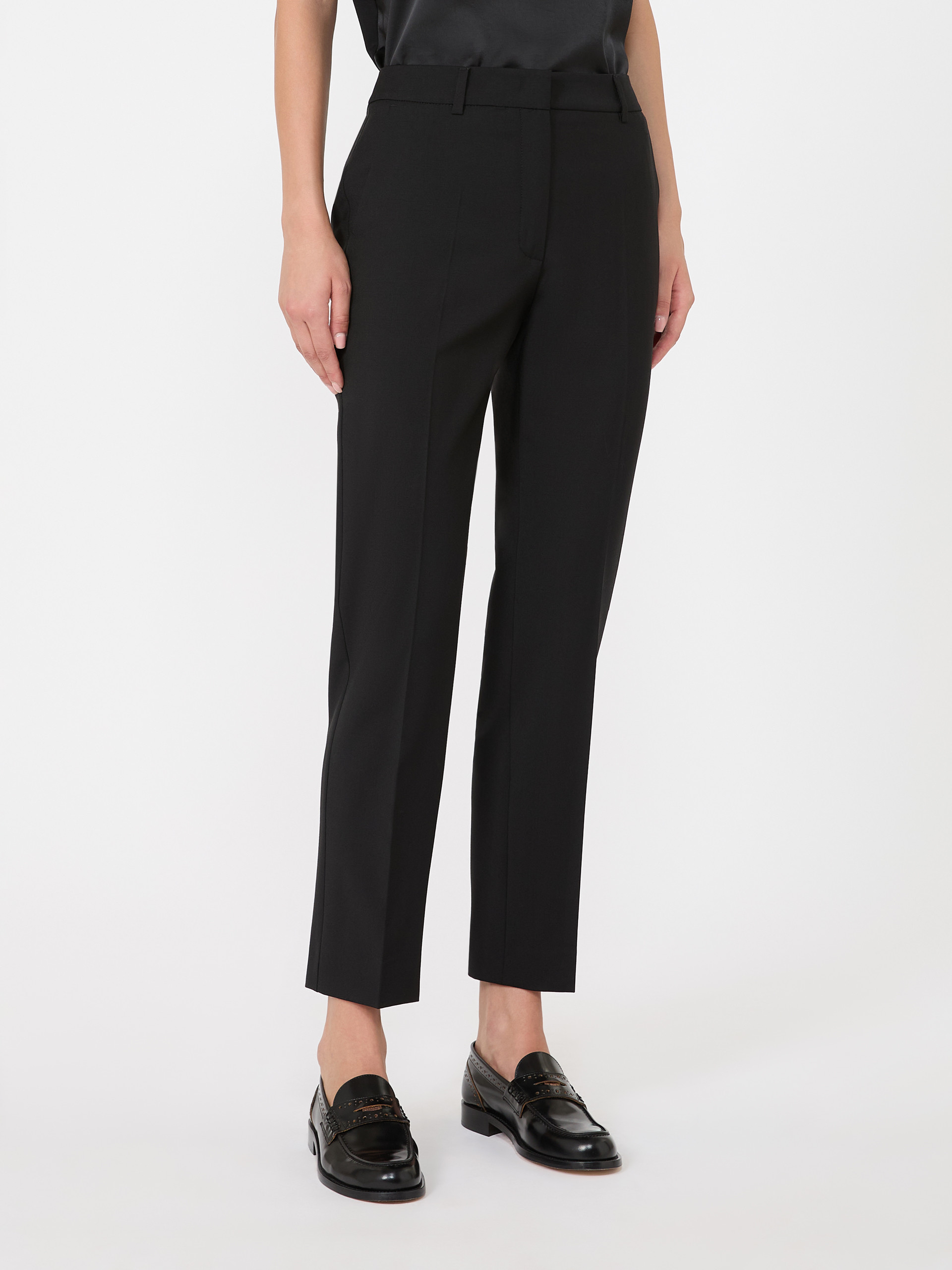 Stretch wool cigarette trousers - Weekend Max Mara - 2