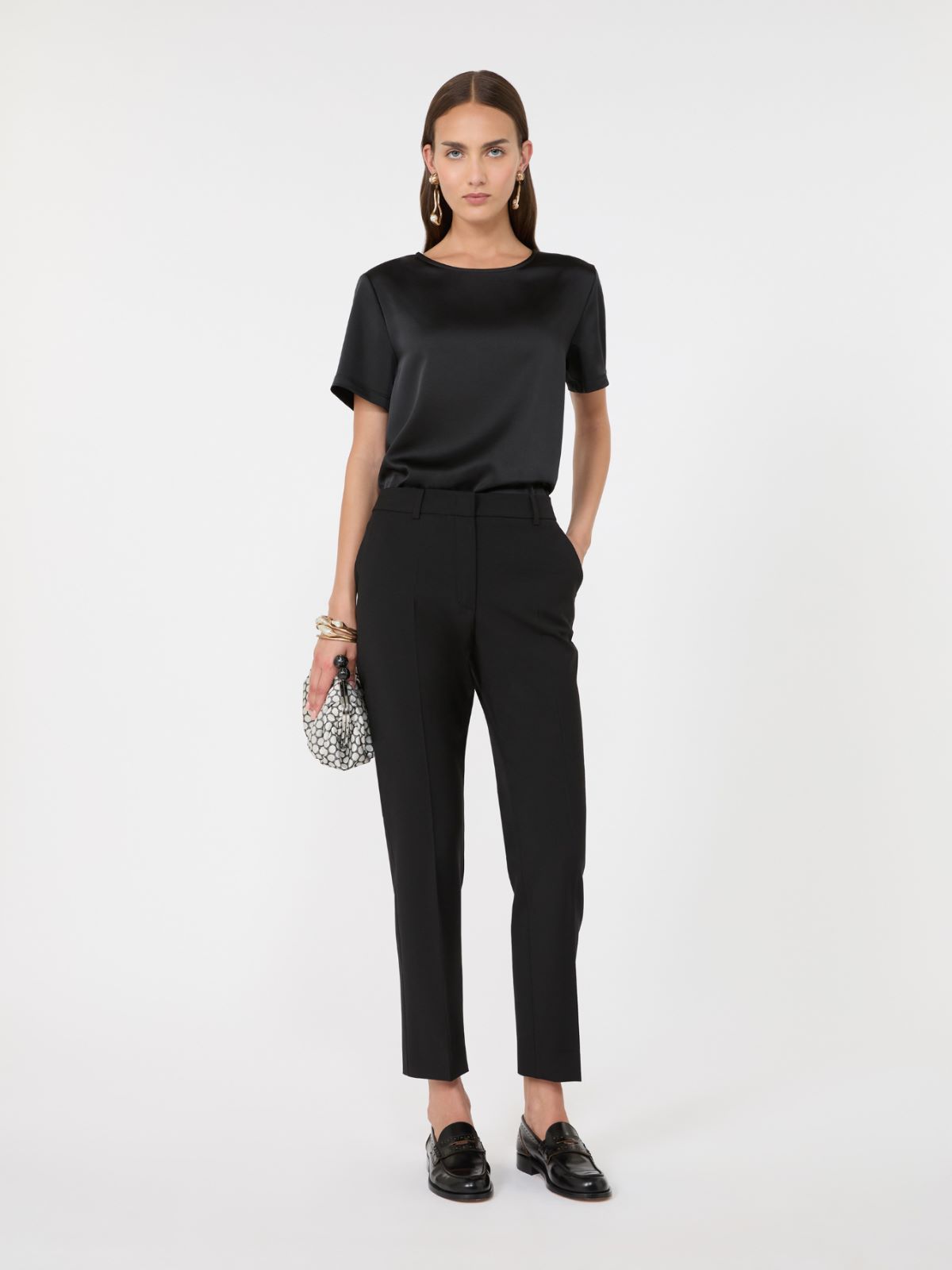 Stretch wool cigarette trousers - Weekend Max Mara