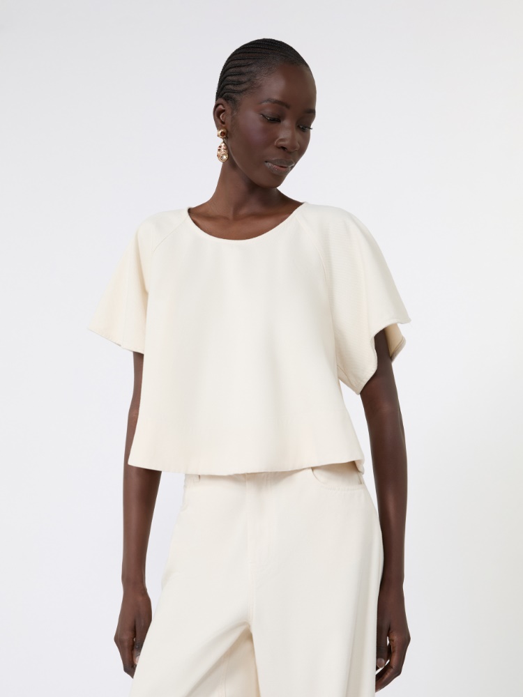 Cropped cotton blouse - Weekend Max Mara