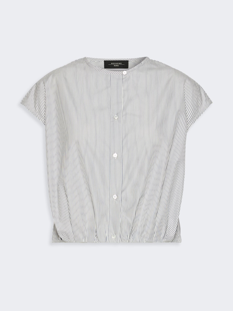 Cotton poplin crop top - Weekend Max Mara - 2