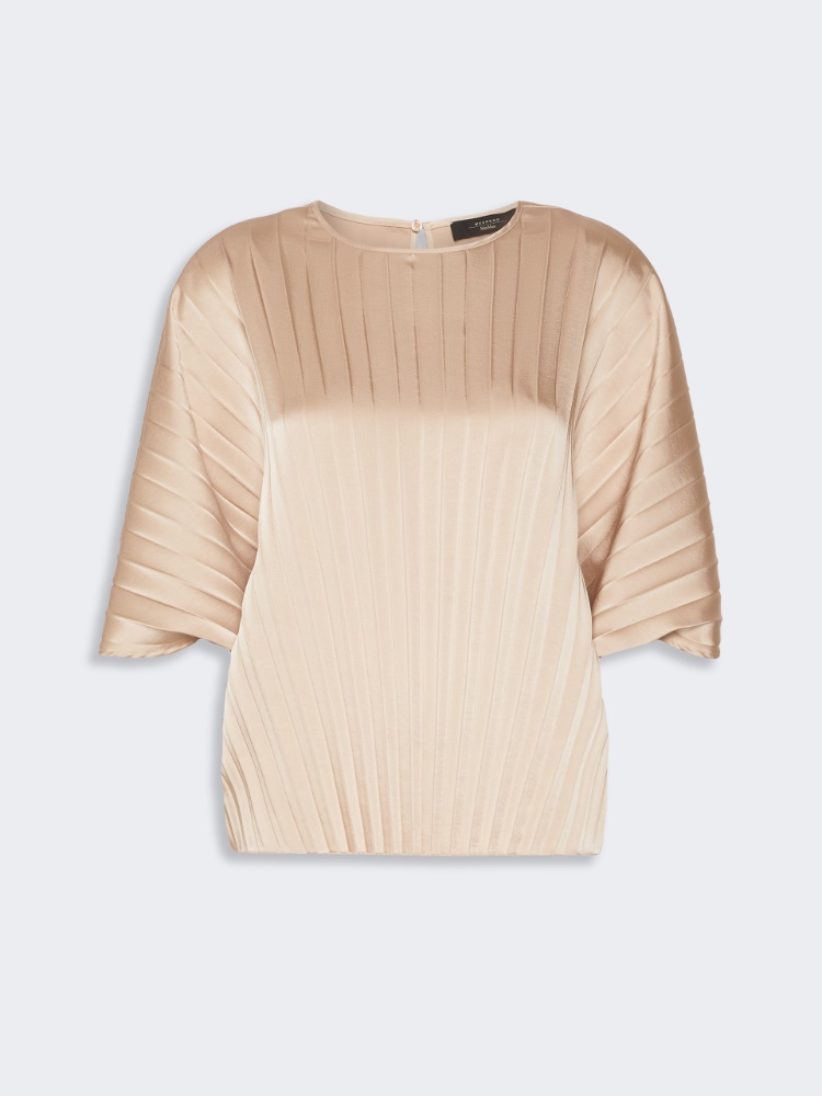 Loose blouse in pleated satin - Weekend Max Mara