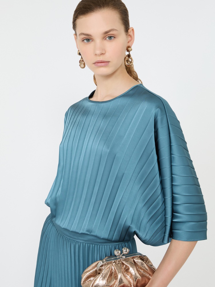 Loose blouse in pleated satin - Weekend Max Mara