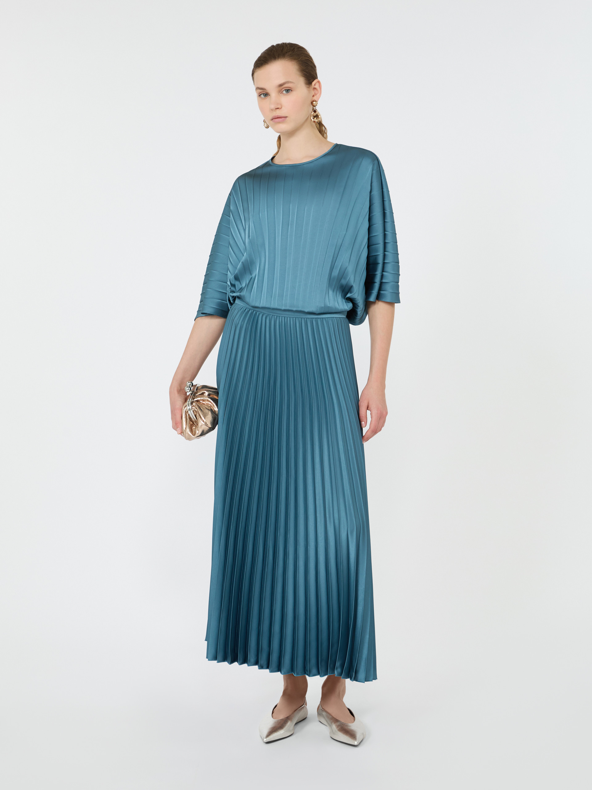 Loose blouse in pleated satin - Weekend Max Mara