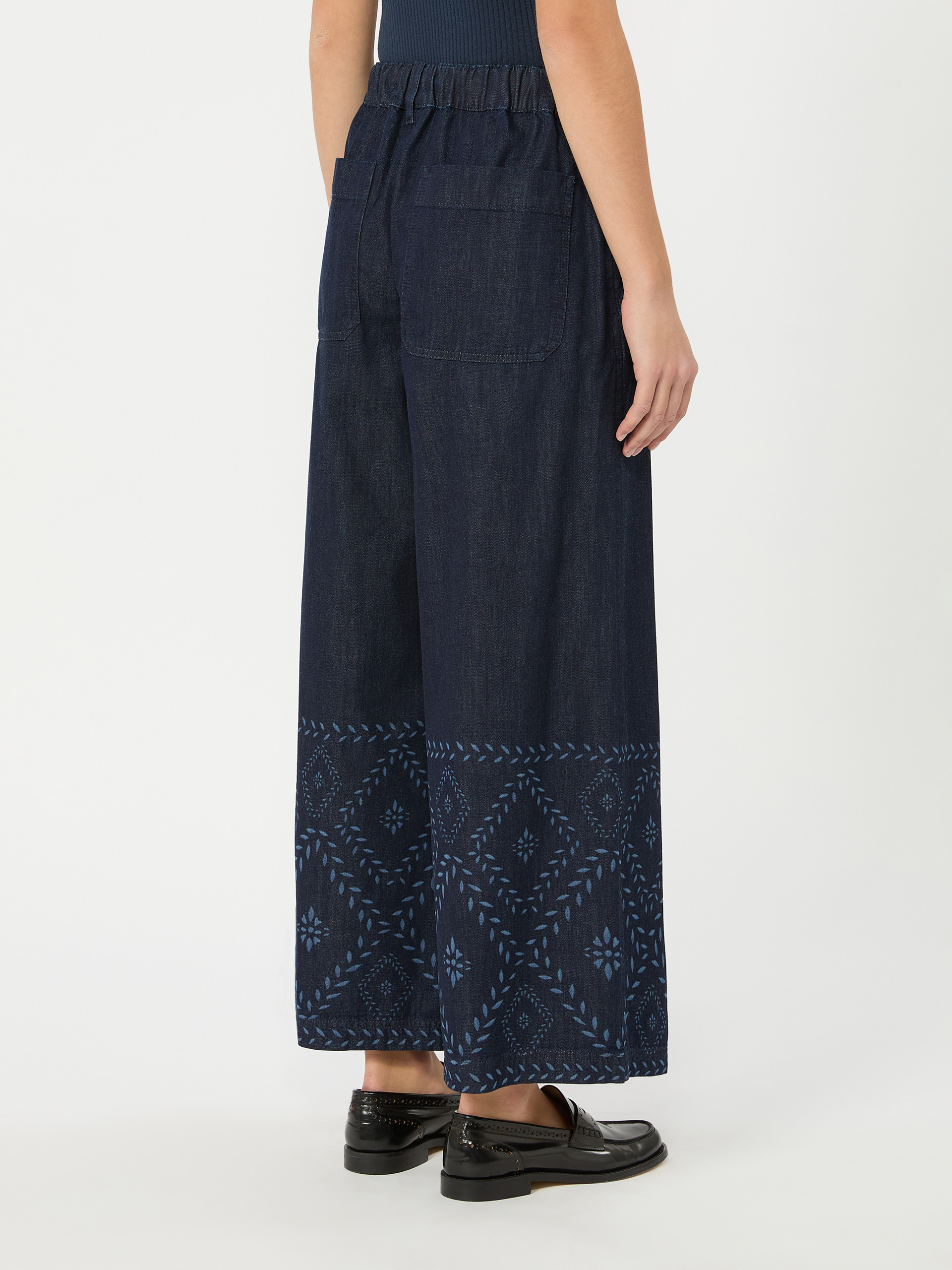 Laser-cut denim jeans - NAVY - Weekend Max Mara - 3