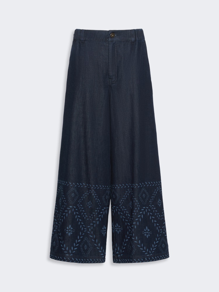 Laser-cut denim jeans - NAVY - Weekend Max Mara - 2