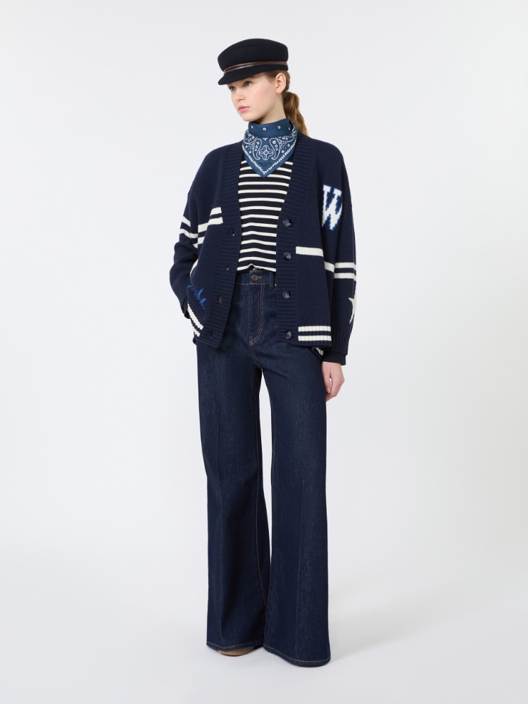 Cotton denim palazzo jeans - Weekend Max Mara