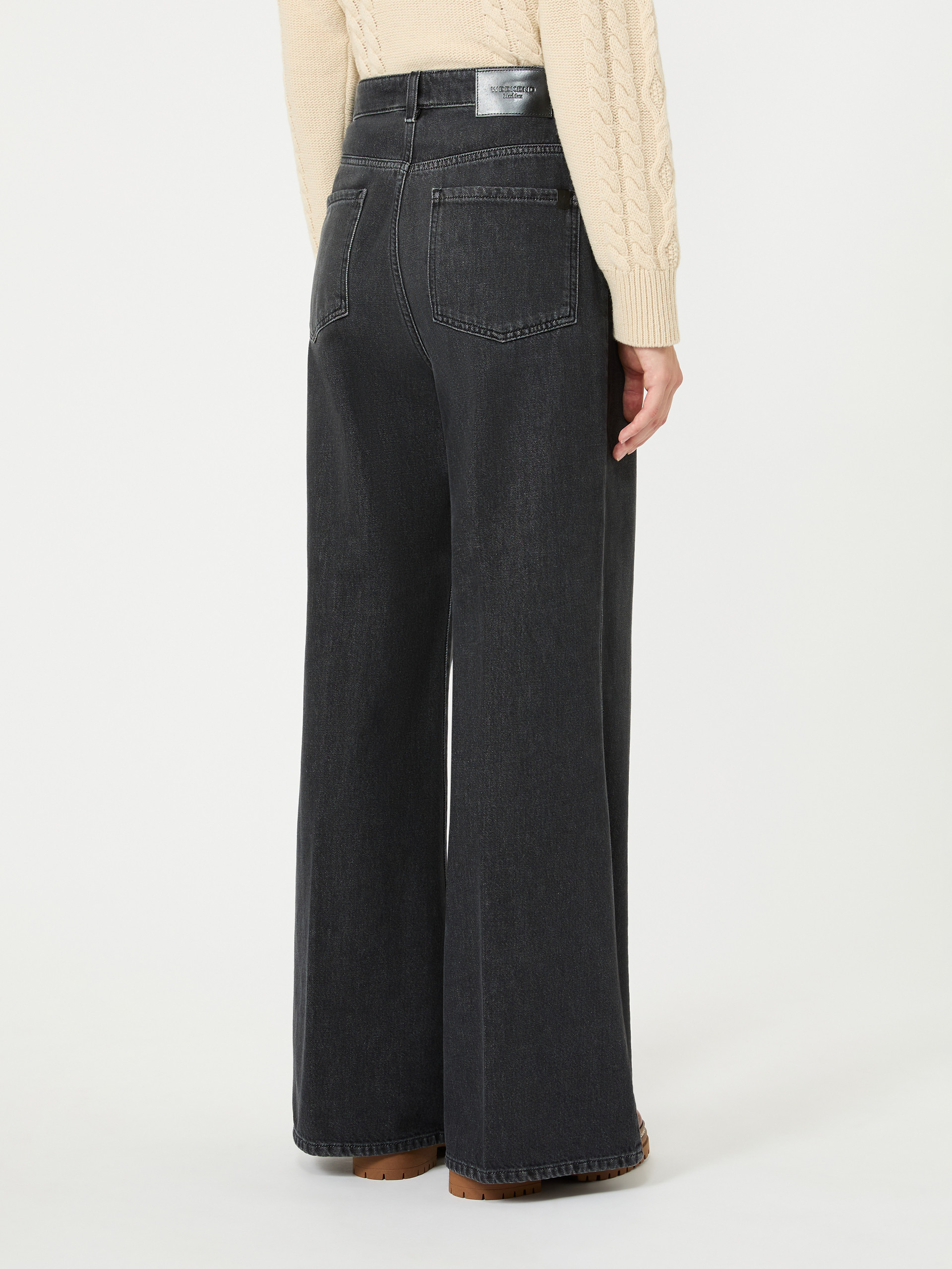 Cotton denim palazzo jeans - Weekend Max Mara - 3