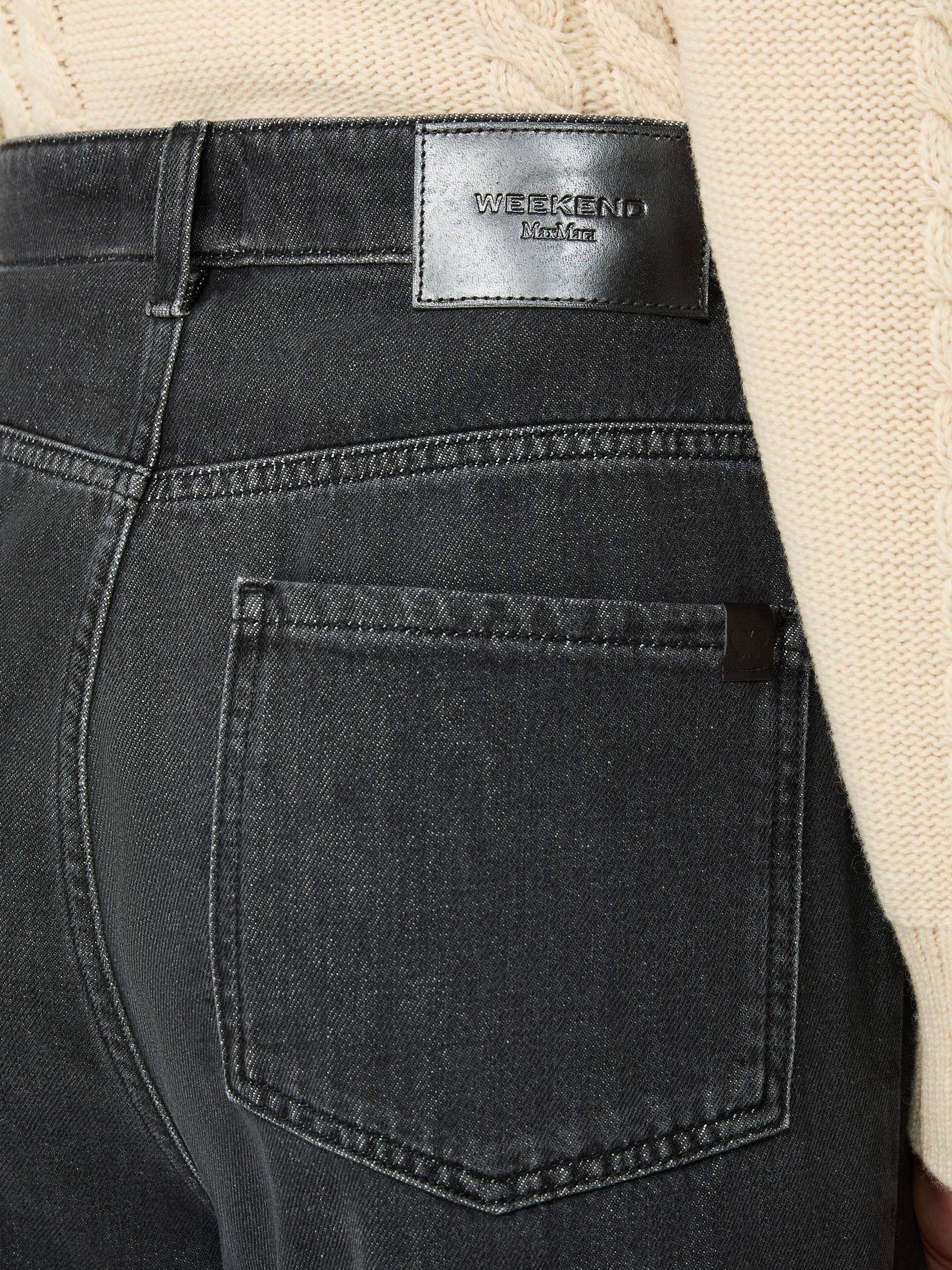 Cotton denim palazzo jeans - Weekend Max Mara - 4