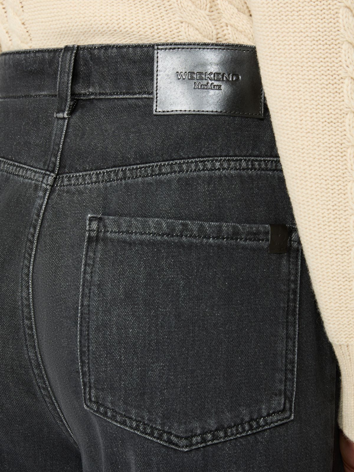 Cotton denim palazzo jeans - Weekend Max Mara - 4