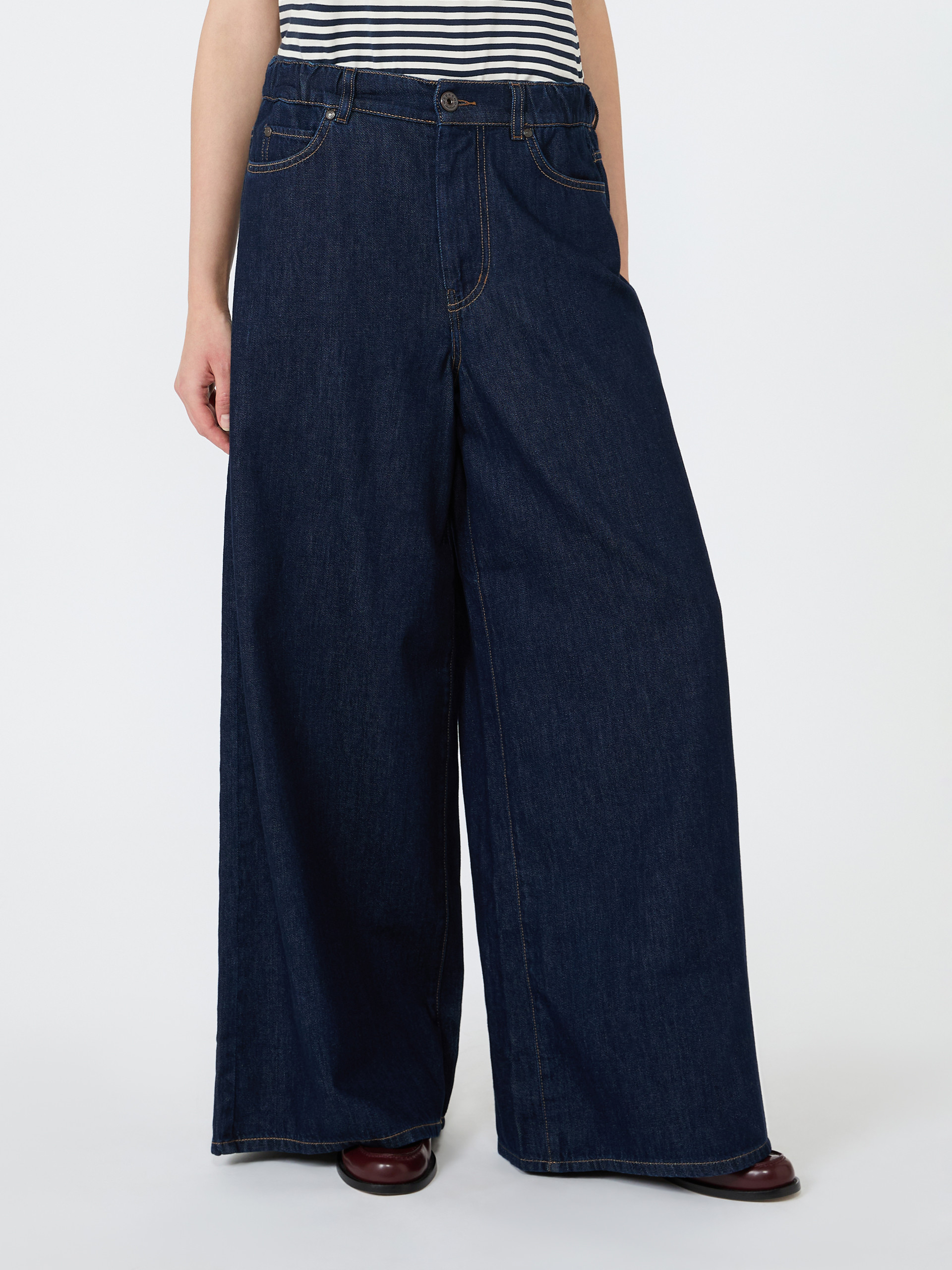 Long cotton denim jeans - Weekend Max Mara - 2