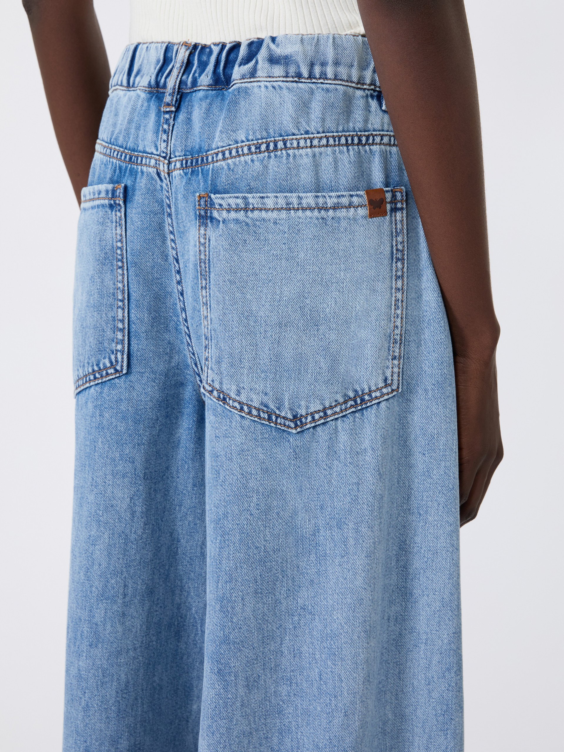 Long cotton denim jeans - BLUE JEANS - Weekend Max Mara - 4
