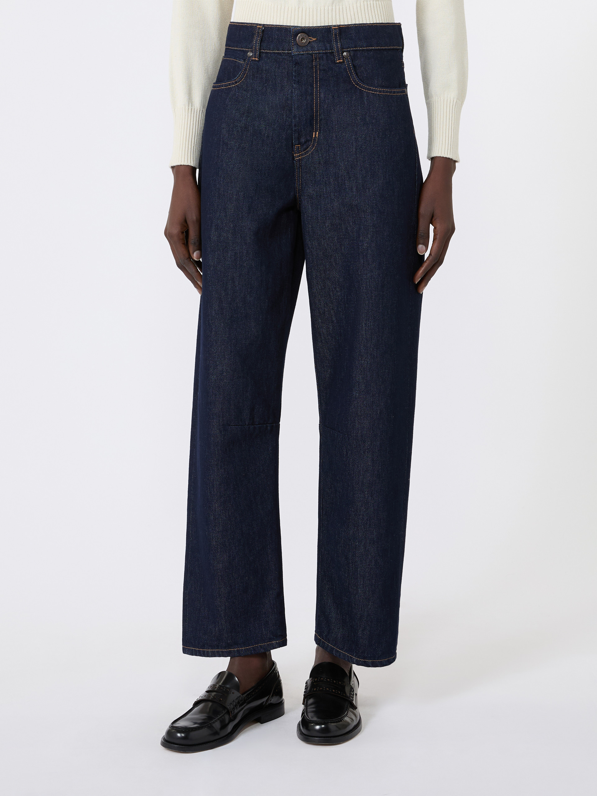 Barrel-leg denim jeans - NAVY - Weekend Max Mara - 2