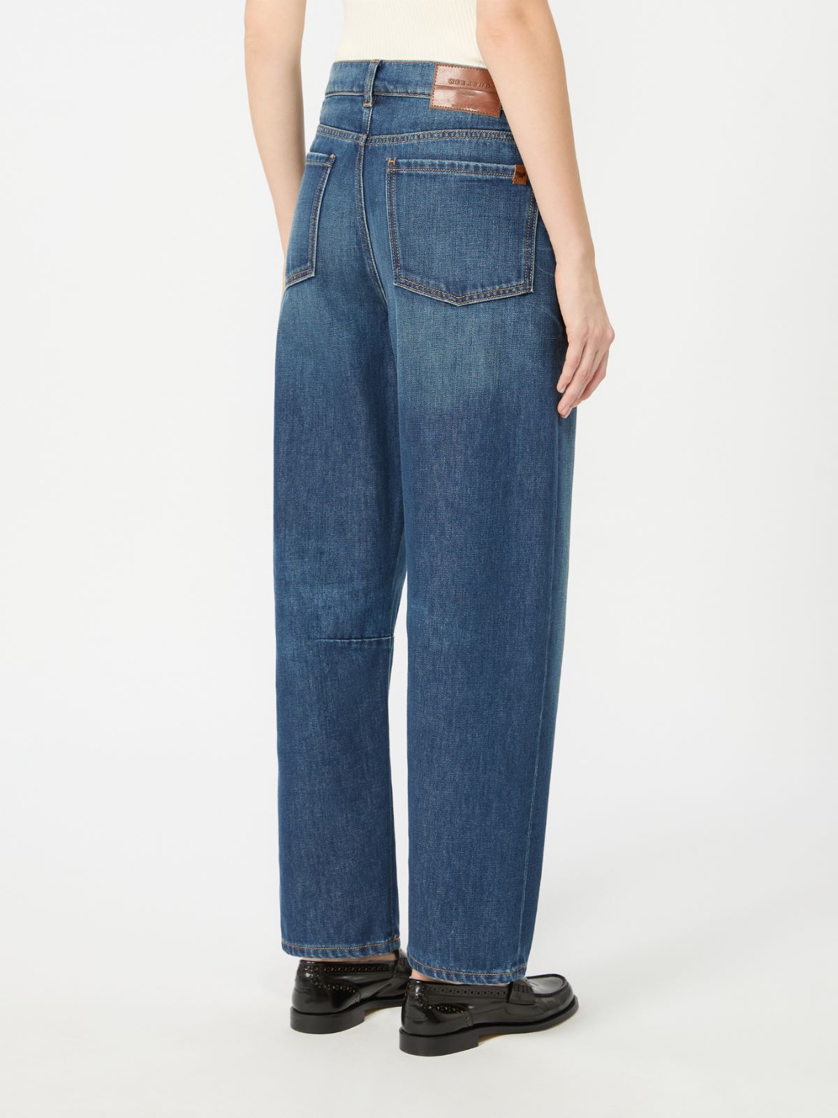 Barrel-leg denim jeans - NAVY - Weekend Max Mara - 3