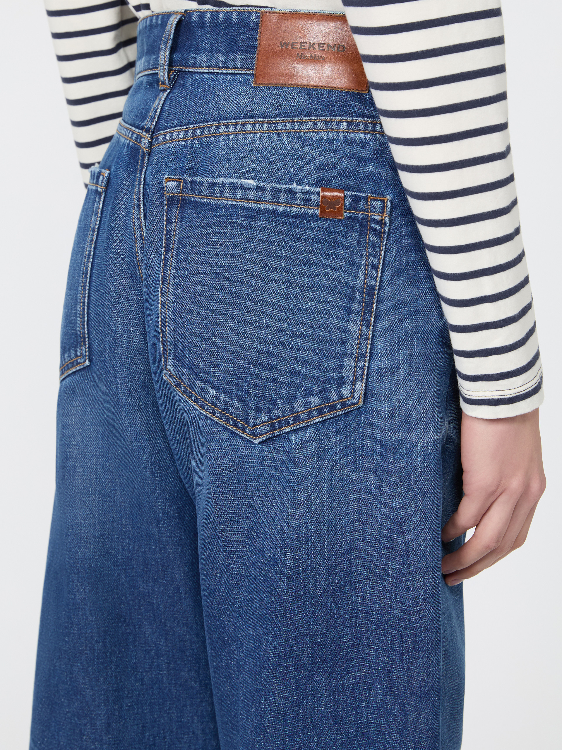 Cotton denim tapered jeans - Weekend Max Mara - 4