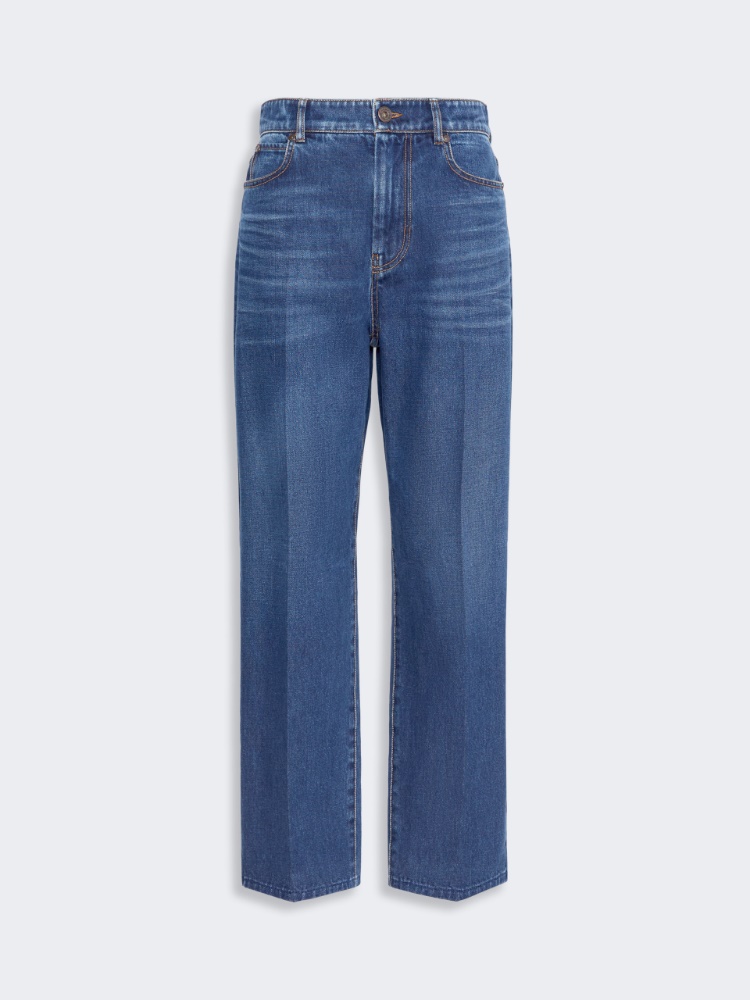 Cotton denim tapered jeans - Weekend Max Mara - 2