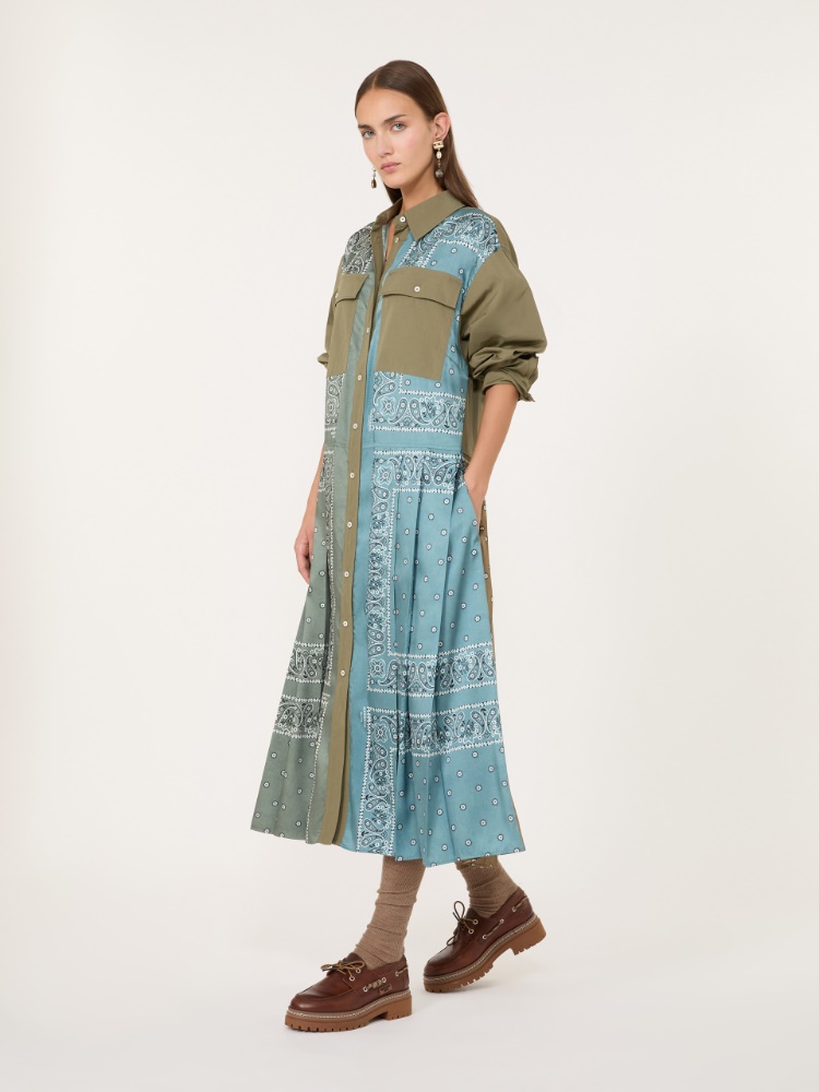 Printed twill and poplin shirt dress - Weekend Max Mara