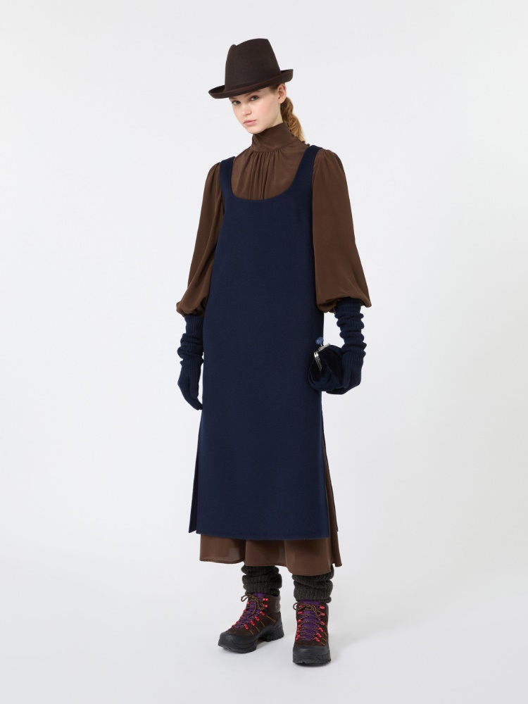 Wool-blend drap midi dress - Weekend Max Mara