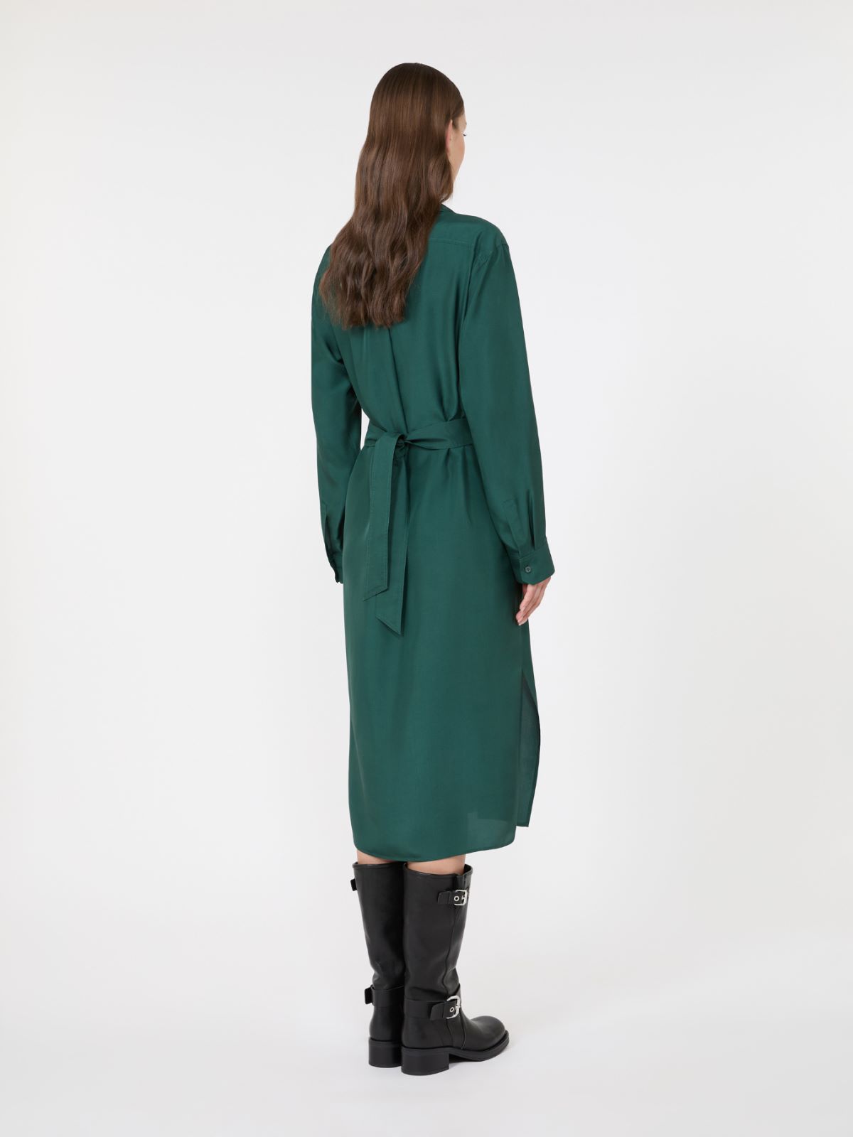 Silk shirt dress - Weekend Max Mara - 3