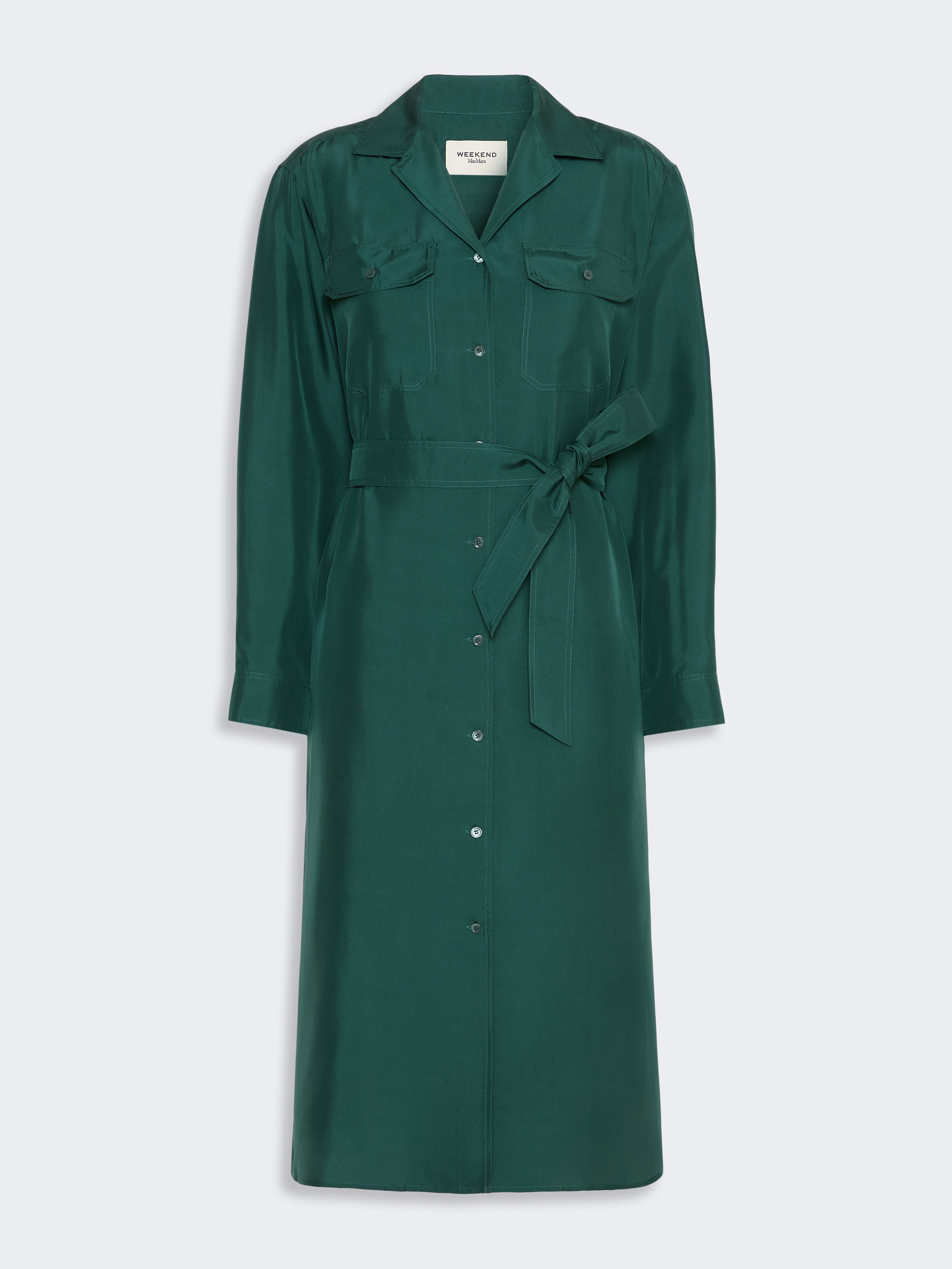 Silk shirt dress - Weekend Max Mara - 5