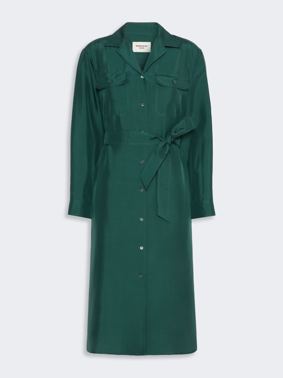 Silk shirt dress - Weekend Max Mara - 5