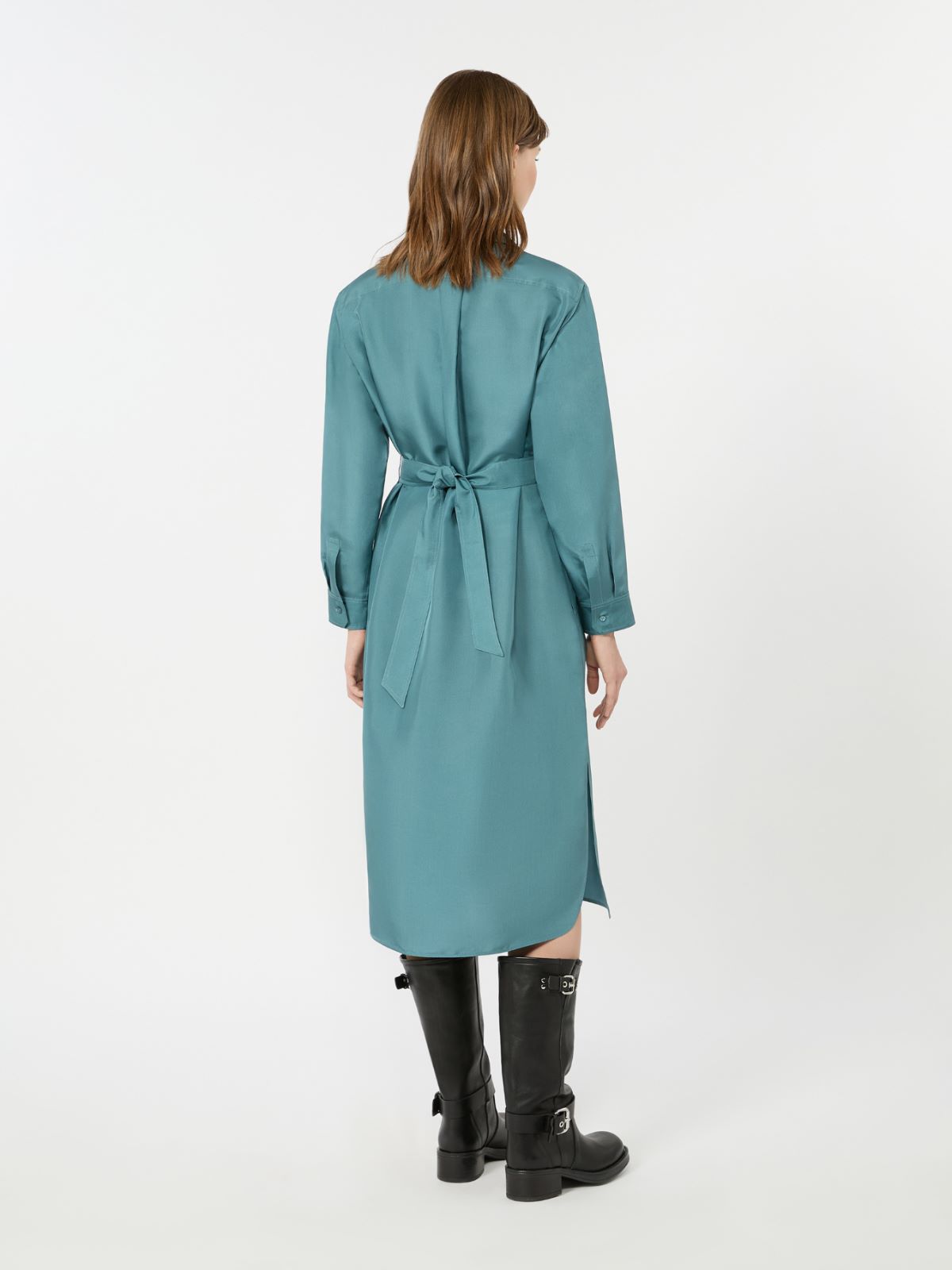 Silk shirt dress - Weekend Max Mara - 3