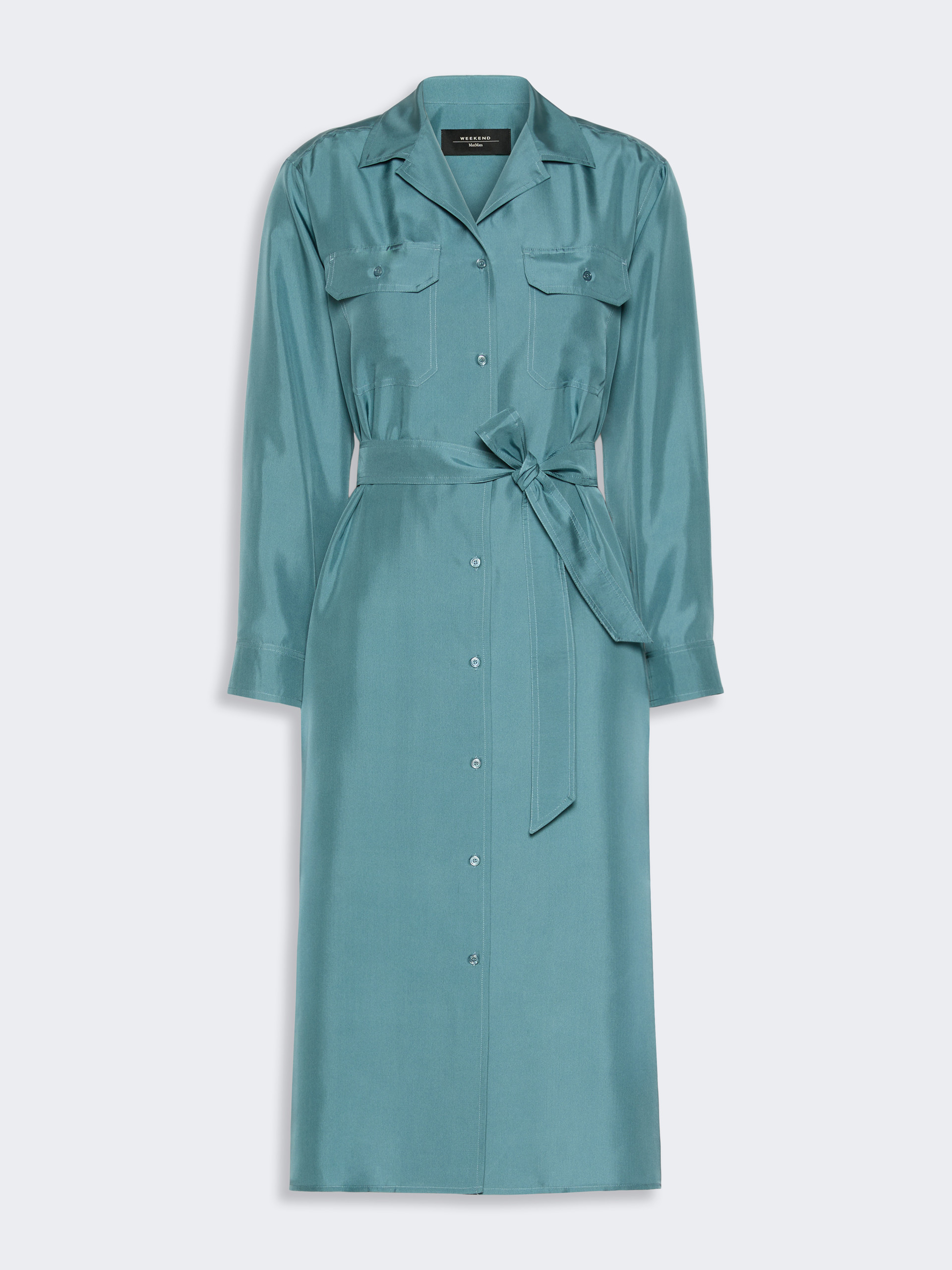 Silk shirt dress - Weekend Max Mara - 4