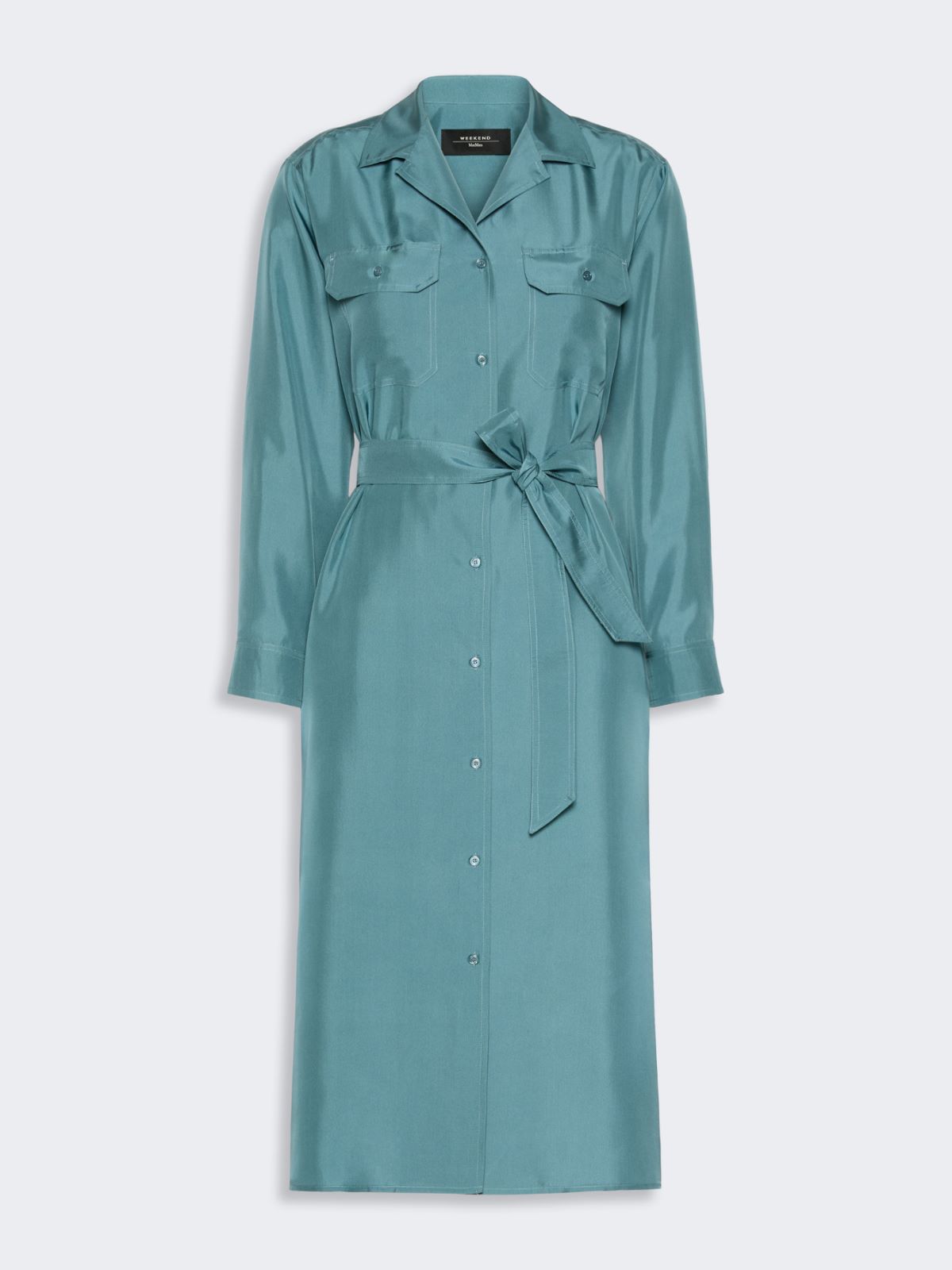Silk shirt dress - Weekend Max Mara - 4