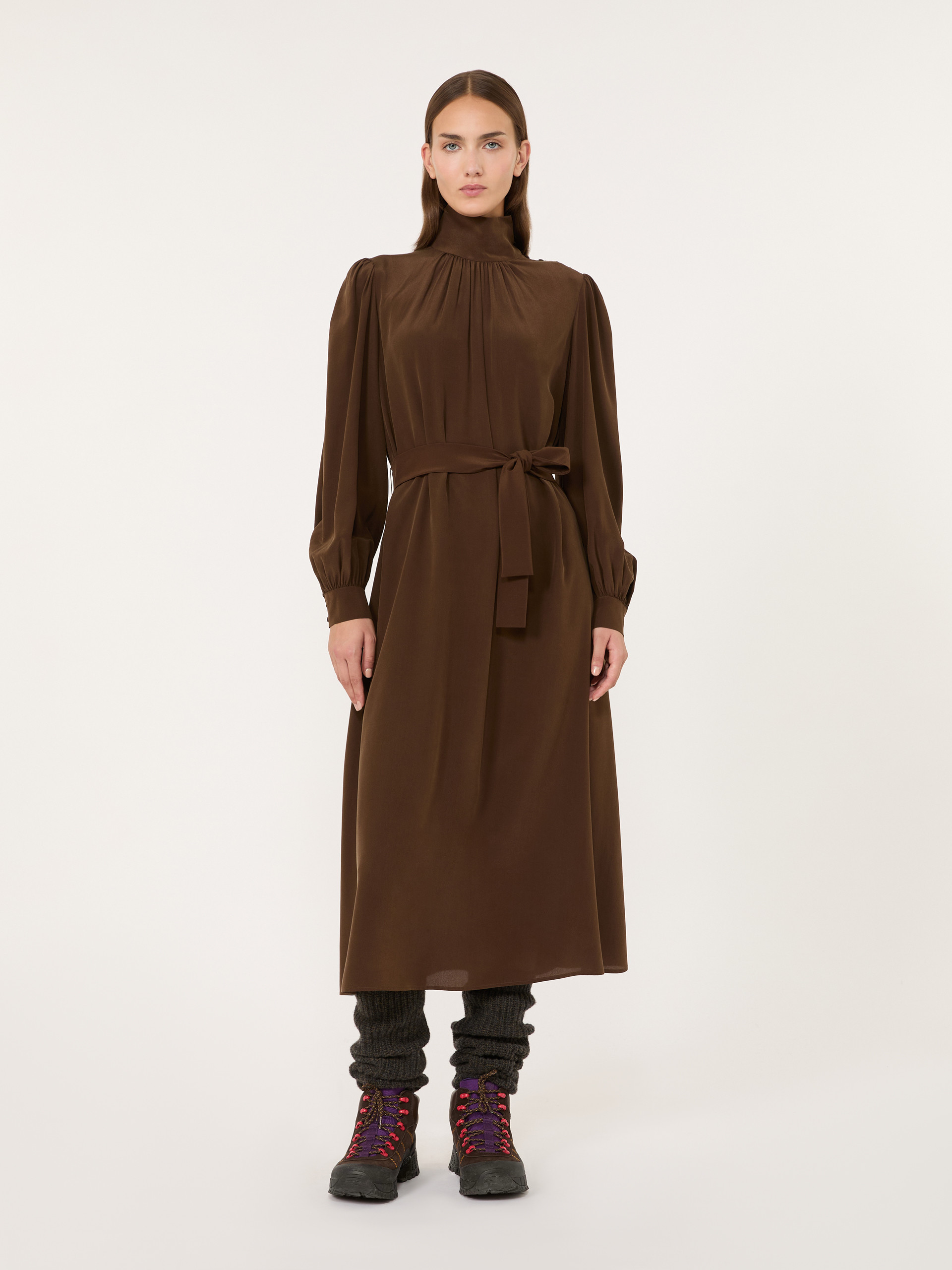 Silk crepe de chine dress - Weekend Max Mara - 2