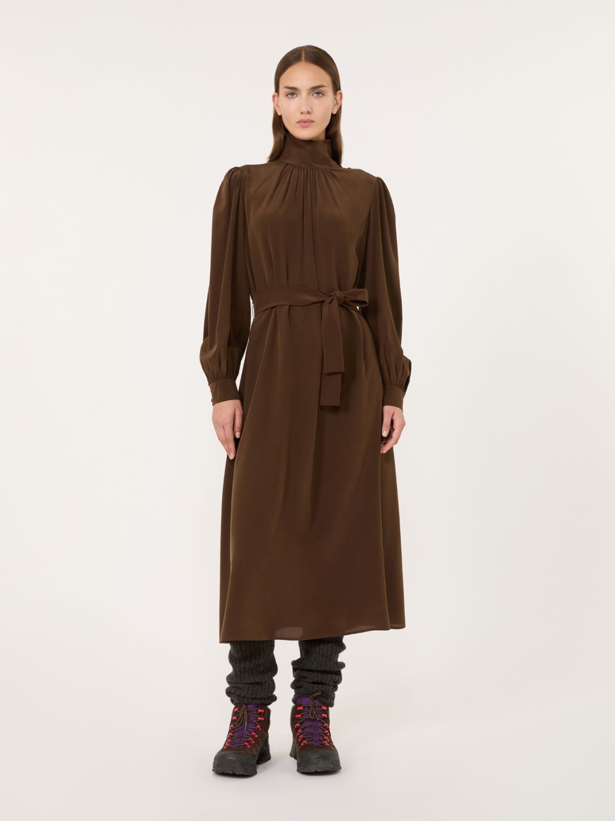 Silk crepe de chine dress - Weekend Max Mara - 2