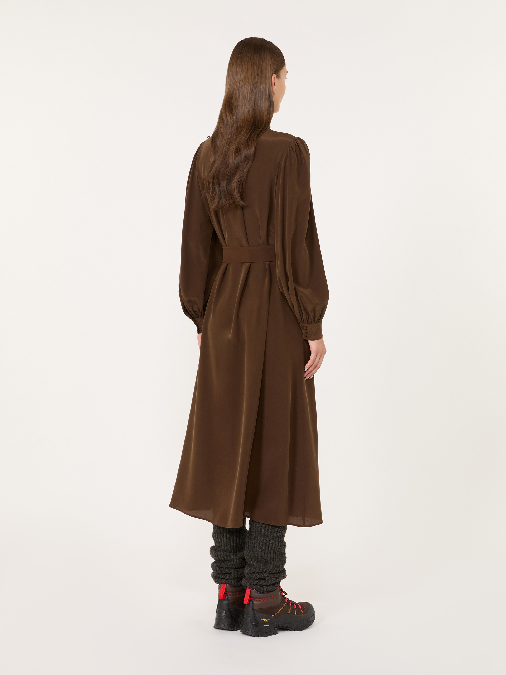 Silk crepe de chine dress - Weekend Max Mara - 3